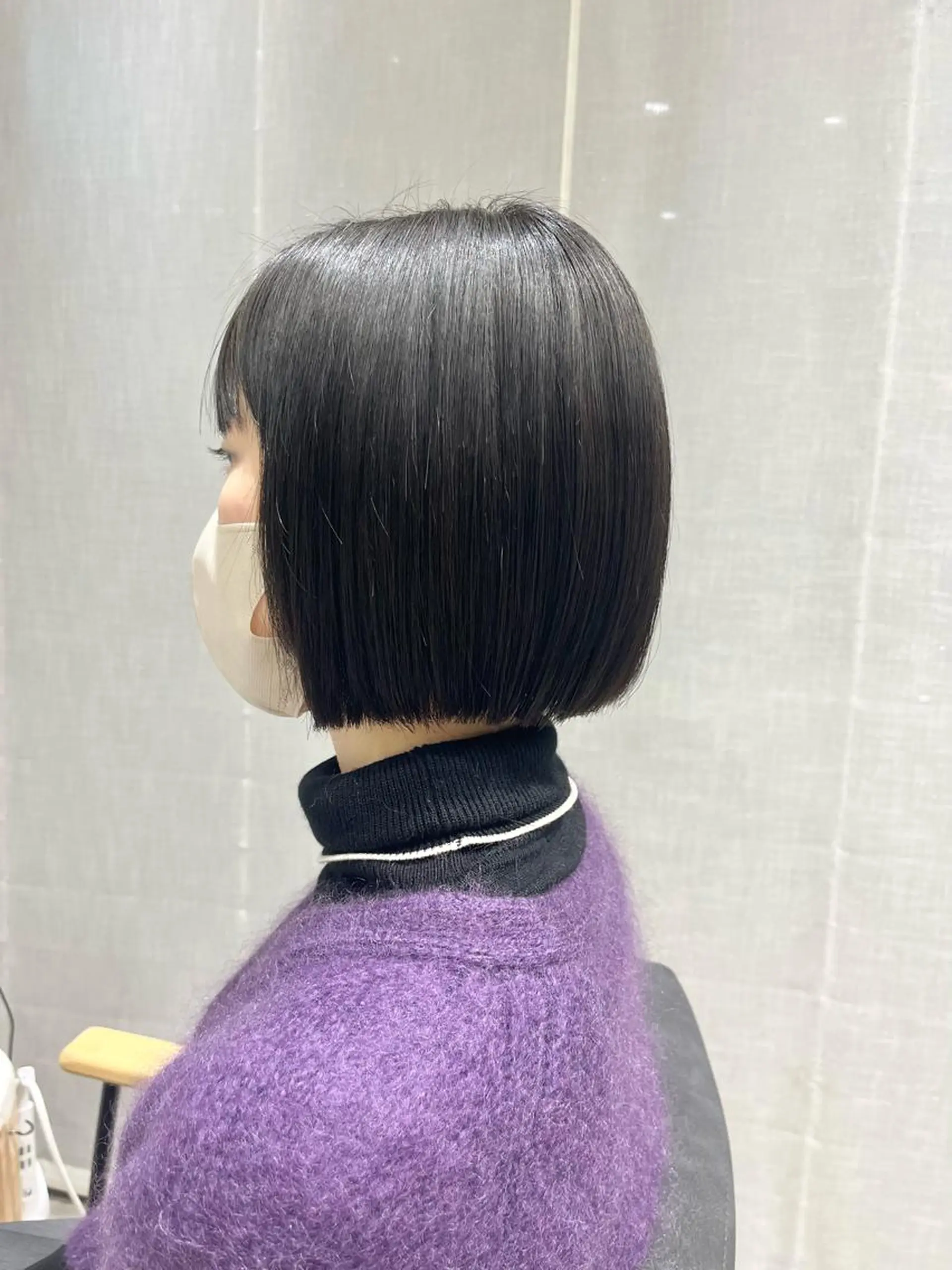 ショート カット 縮毛矯正 ボブ/美髪矯正 /佐藤　奈巳のヘアスタイル