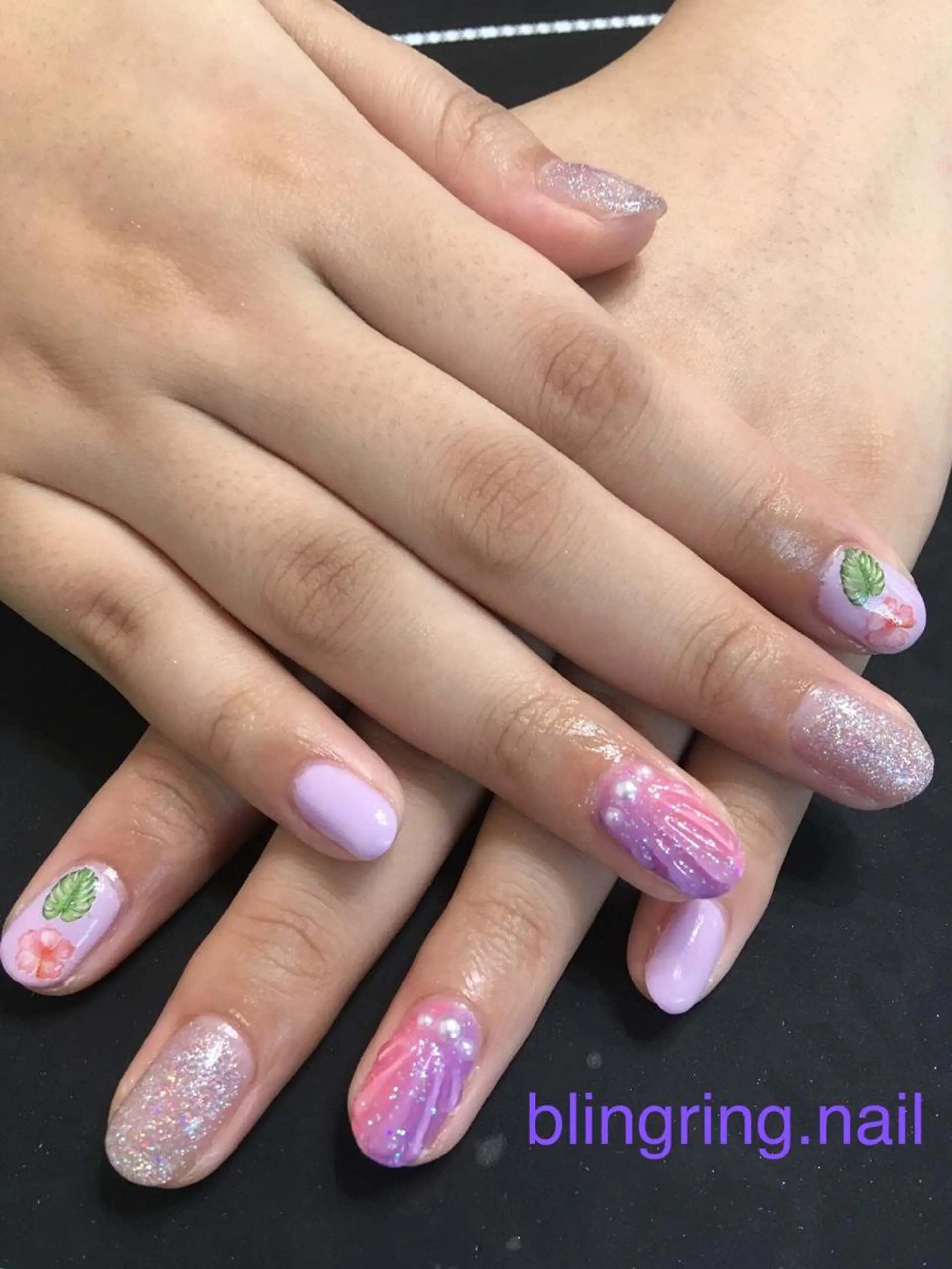 ネイル アートネイル 夏ネイル ハンドネイル フットネイル 🌈KANÅKO 🌈のネイルデザイン