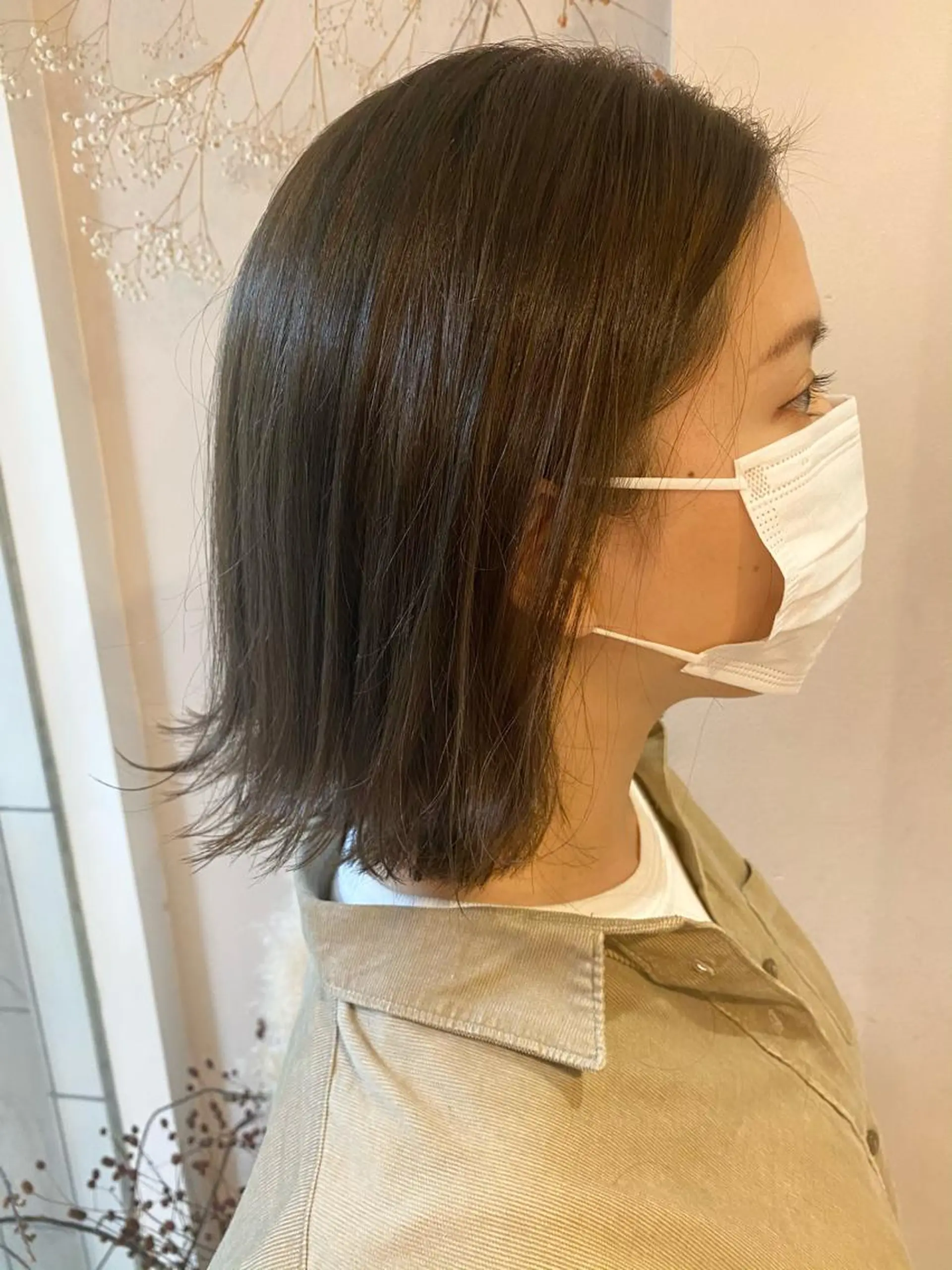 ミディアム カラー 切りっぱなしボブ ボブ 外ハネヘア Neolive Cava 相模大野店所属・sola: neoliveのヘアスタイル