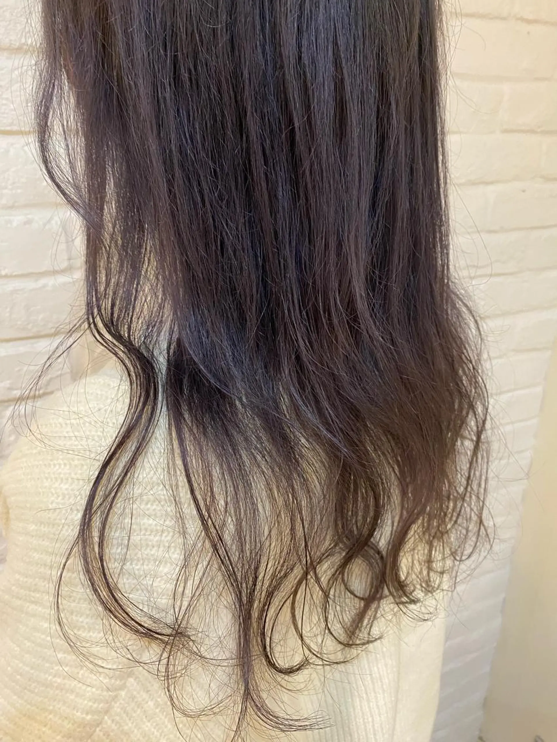 ロング カラー ブルーカラー ブルージュ ヘアカラー トリートメント 🌟縮毛矯正/ 髪質改善/髙橋🌟のヘアスタイル