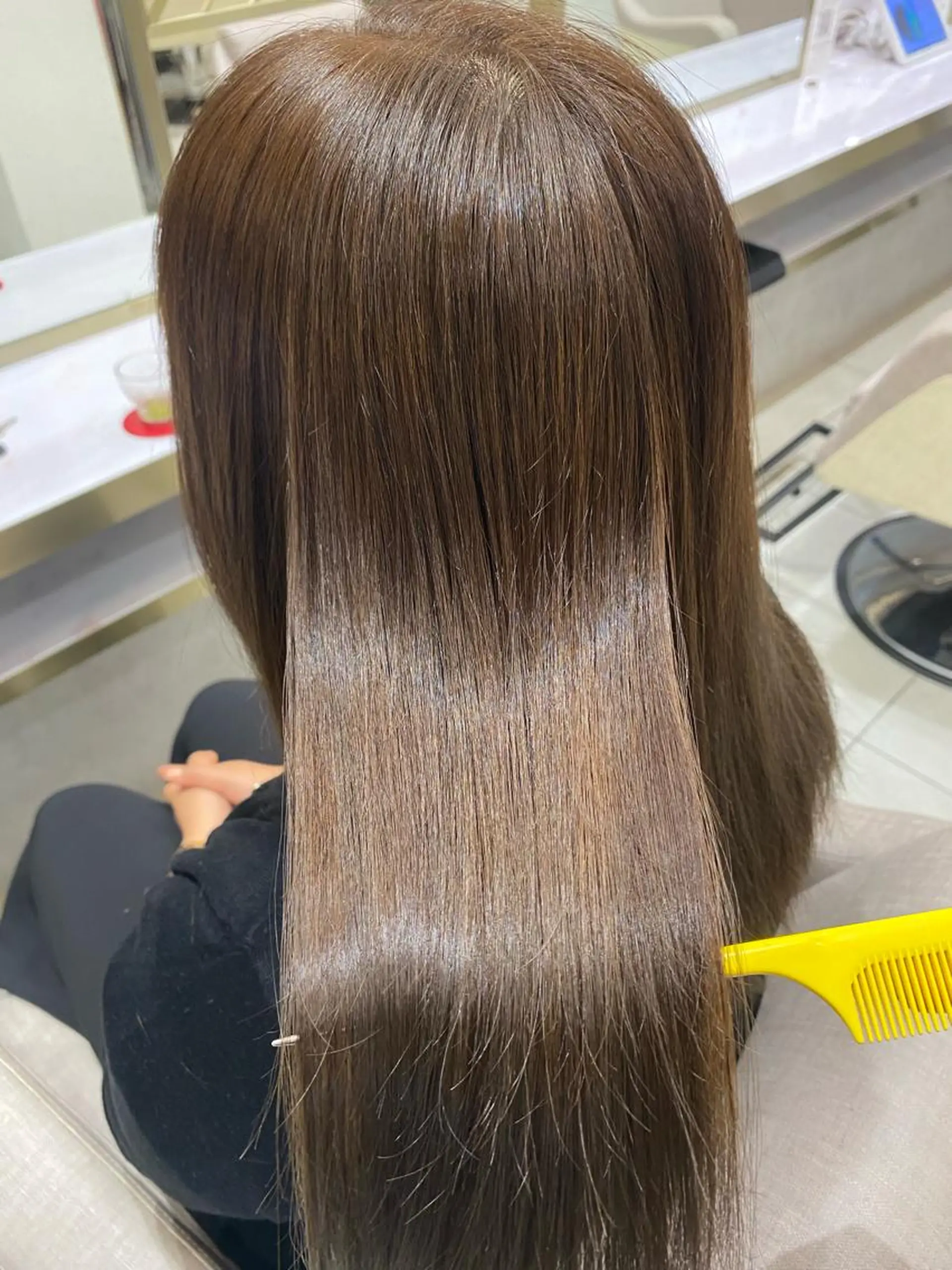 ロング 渡辺　亮/ 白髪ぼかし/髪質改善のヘアスタイル