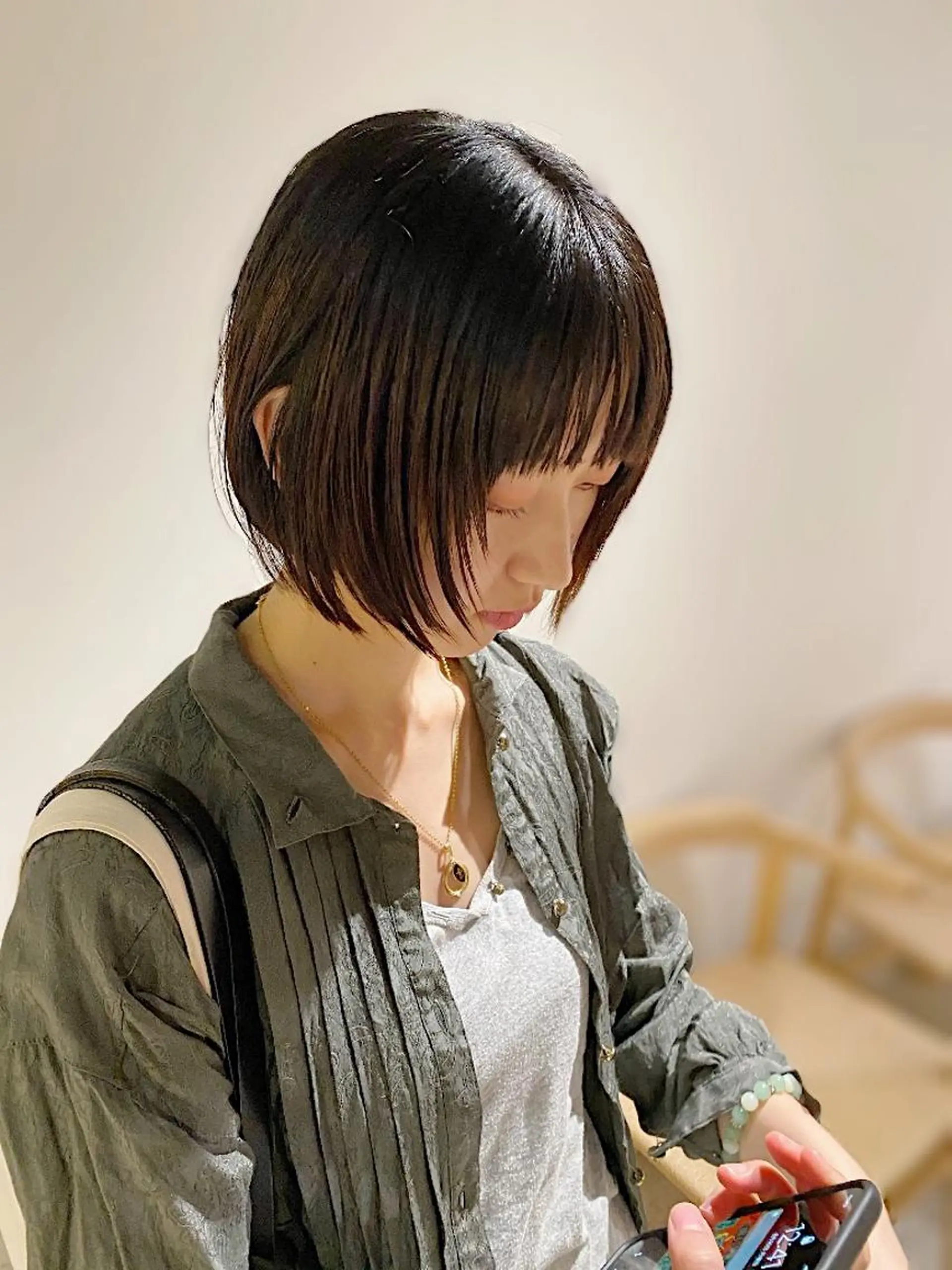 ショート カラー ノグチ ユウキ/ボブのヘアスタイル