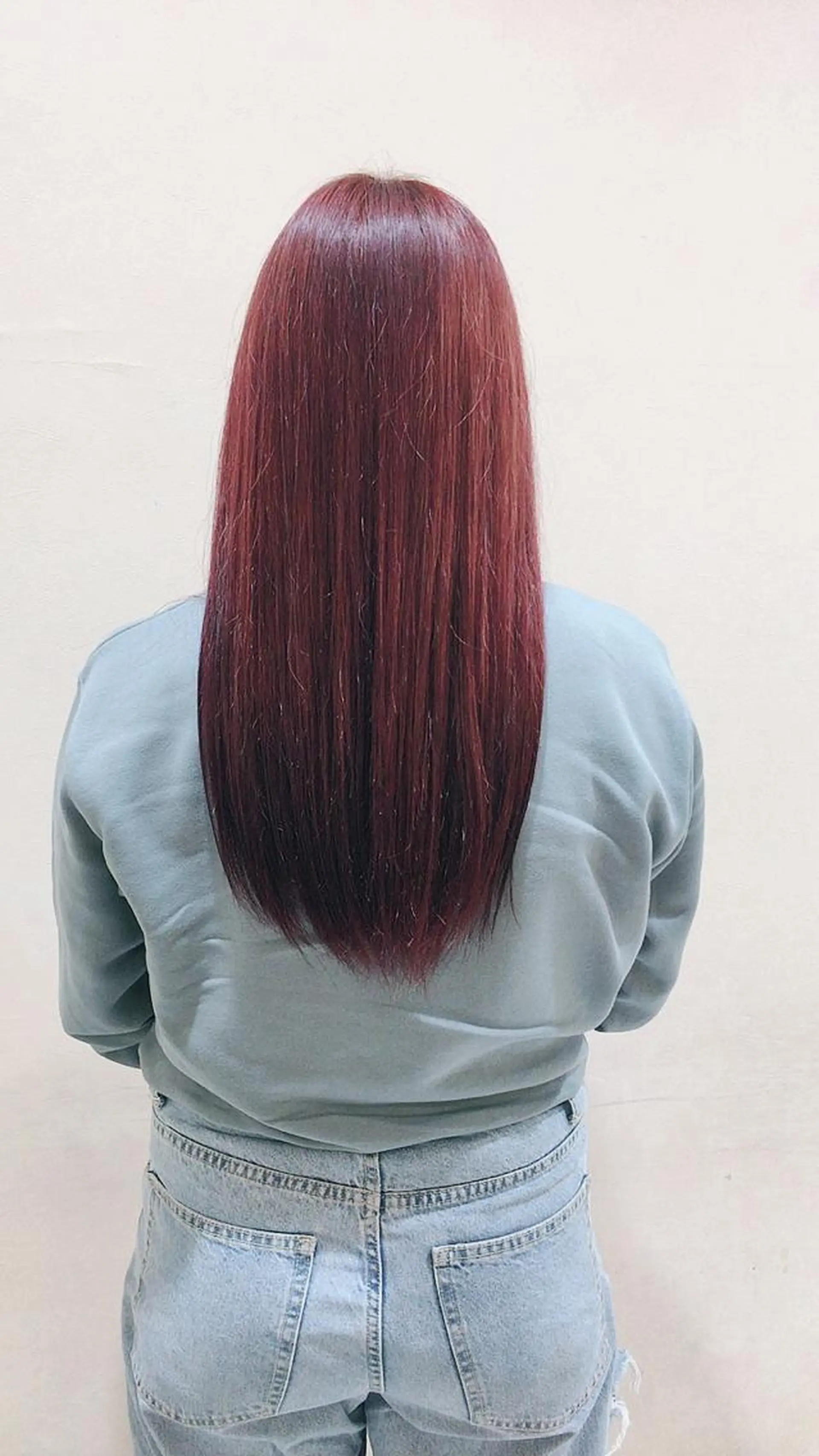 ロング カラー ブリーチ ピンクカラー ローズカラー 吉原 雪乃のヘアスタイル