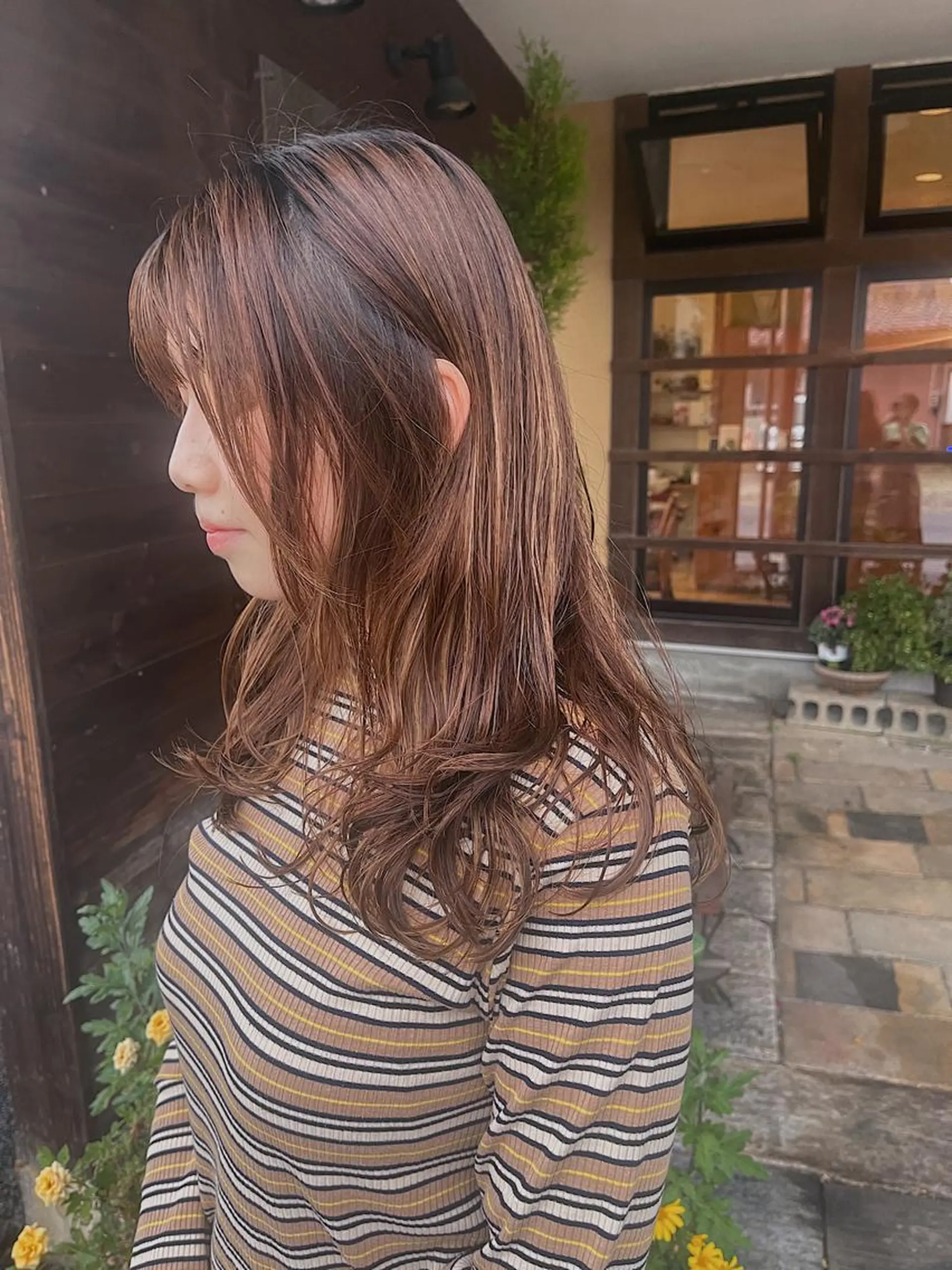ロング パーマ カット パーマ トリートメント ヘアニュース所属・ヘアーニュース 🌿NAMII🌿のヘアスタイル