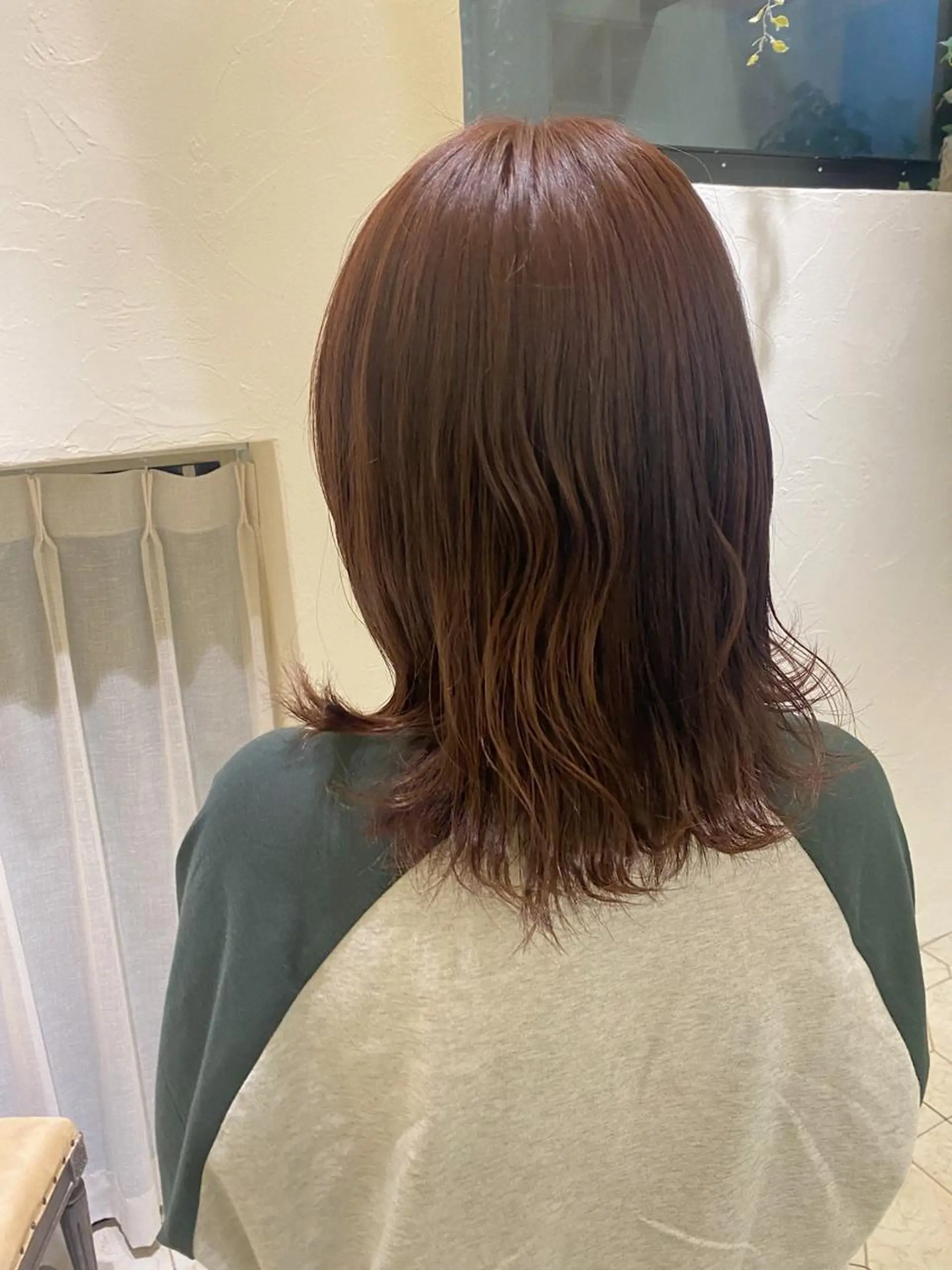 セミロング 艶髪/艶カラー/縮毛 /   タキダのヘアスタイル