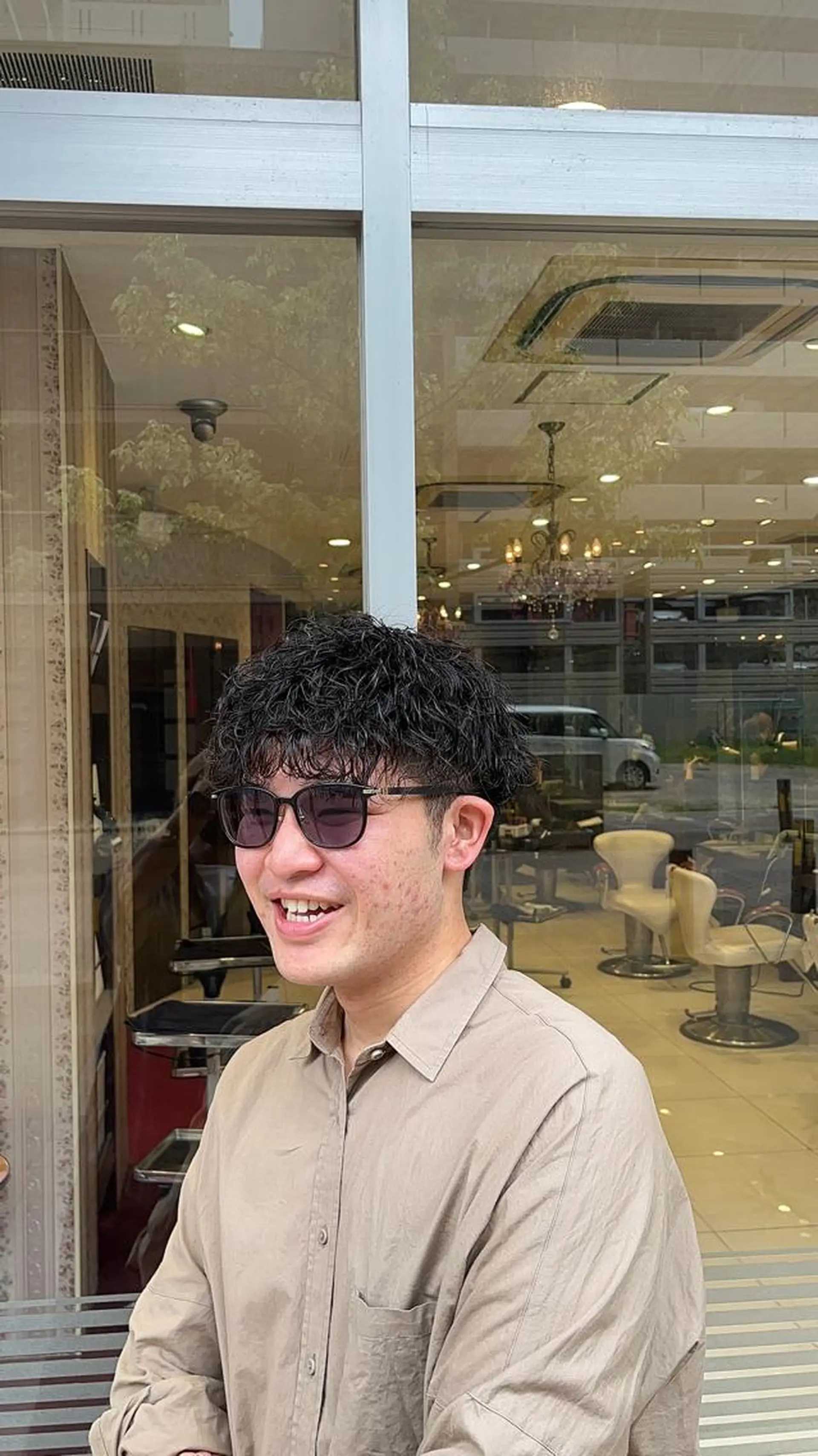 パーマ メンズ メンズパーマ スパイラルパーマ カット パーマ 12月空きあり 上野颯太のヘアスタイル