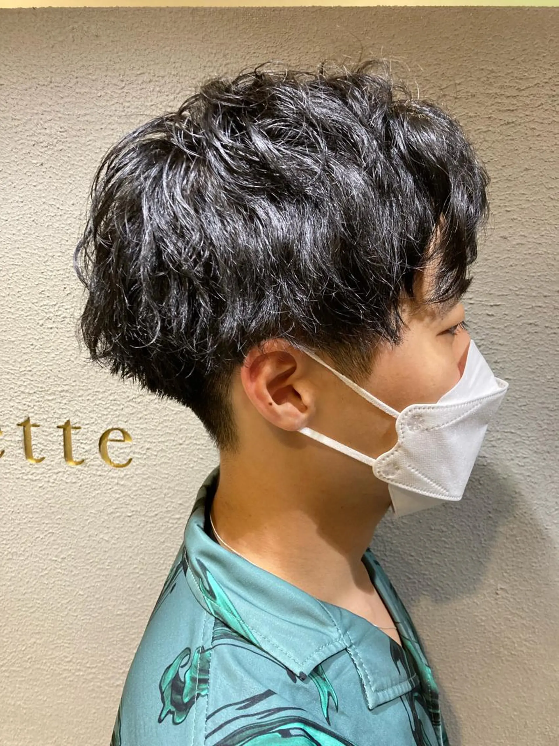 ショート パーマ メンズ 豊中/メンズ特化 岡田 龍之介のヘアスタイル