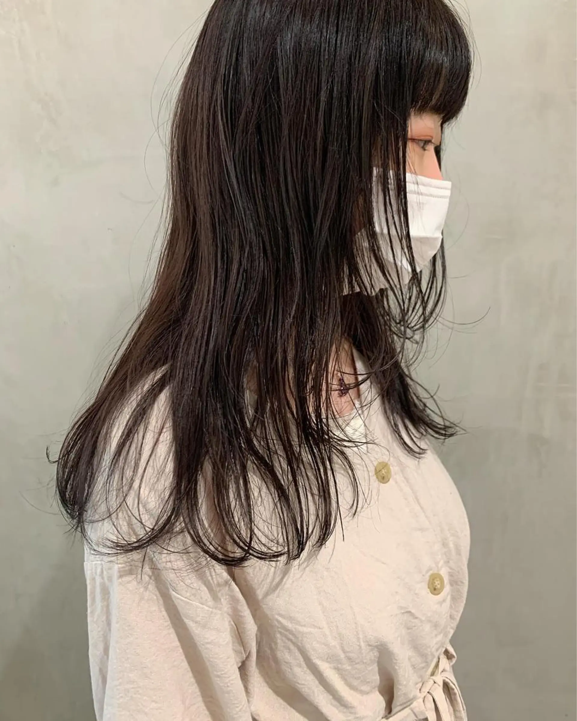 セミロング カラー ヘアカラー トリートメント アンニュイヘア🪽 ayumiのヘアスタイル