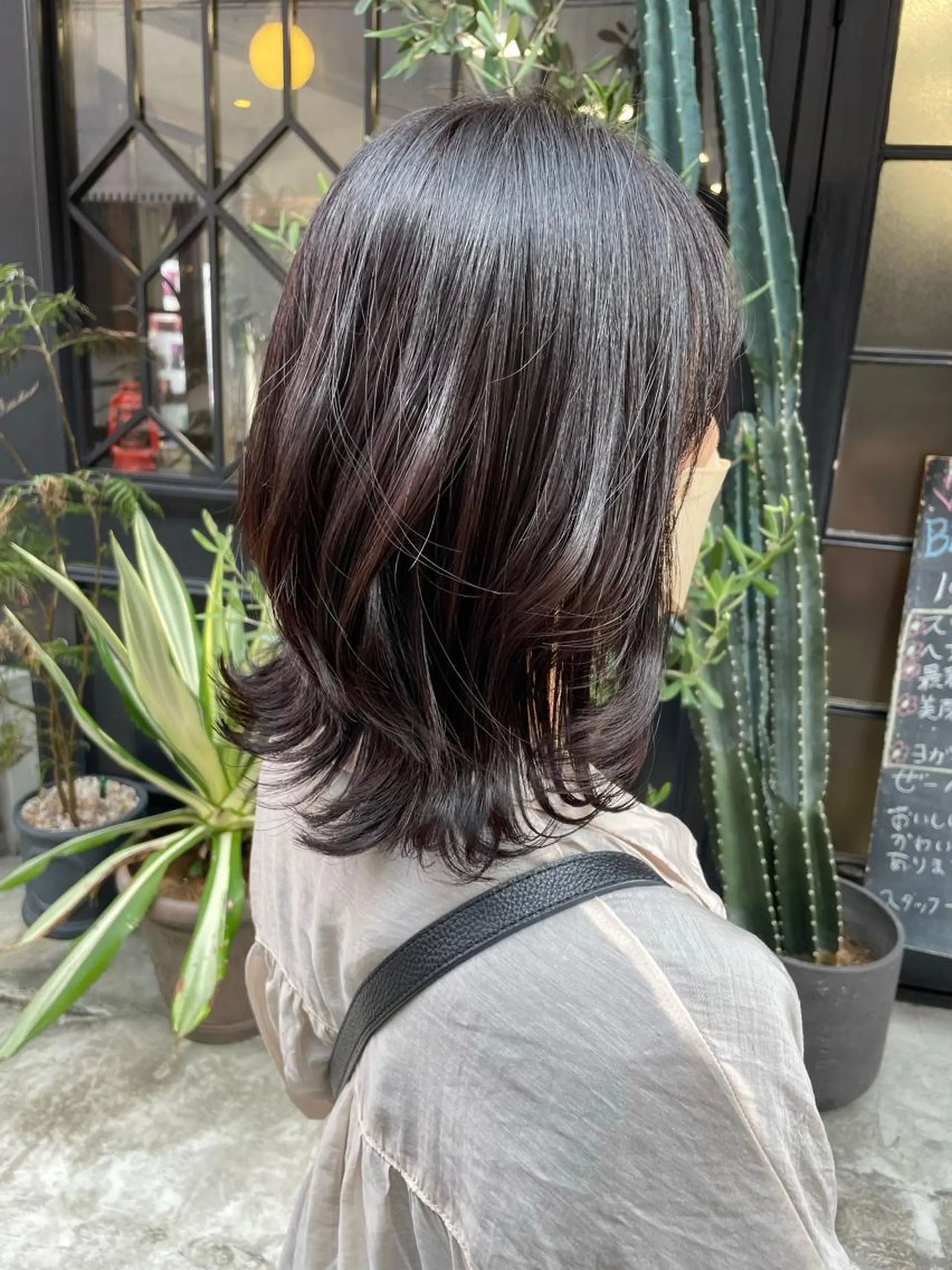 ミディアム ヘアアレンジ 川村 雪乃のヘアスタイル