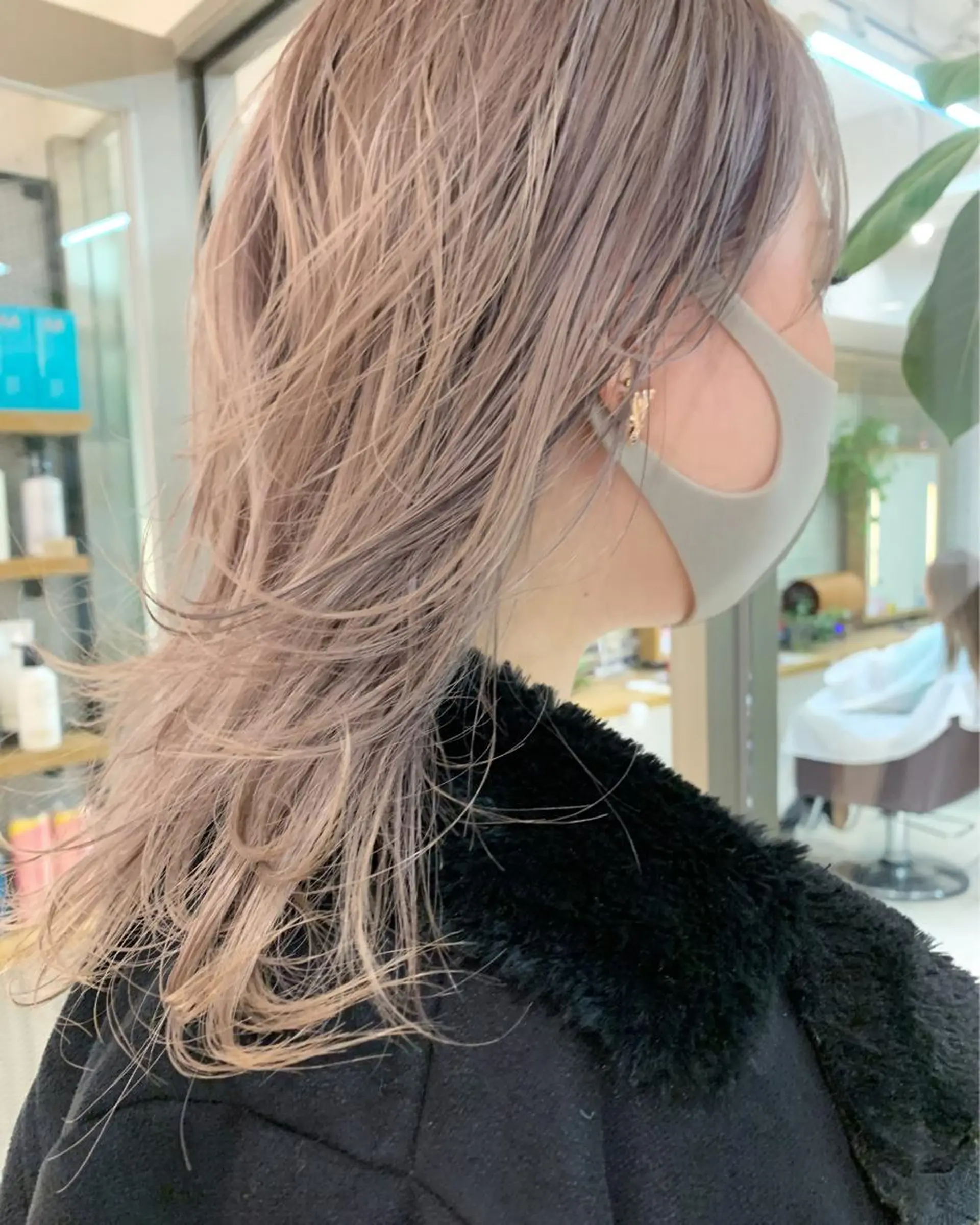 セミロング カラー ヘアアレンジ ブリーチ ブロンド ハイトーンカラー ピンクカラー パープルカラー 🌿ショート🌿 パーマ🌿淳平のヘアスタイル