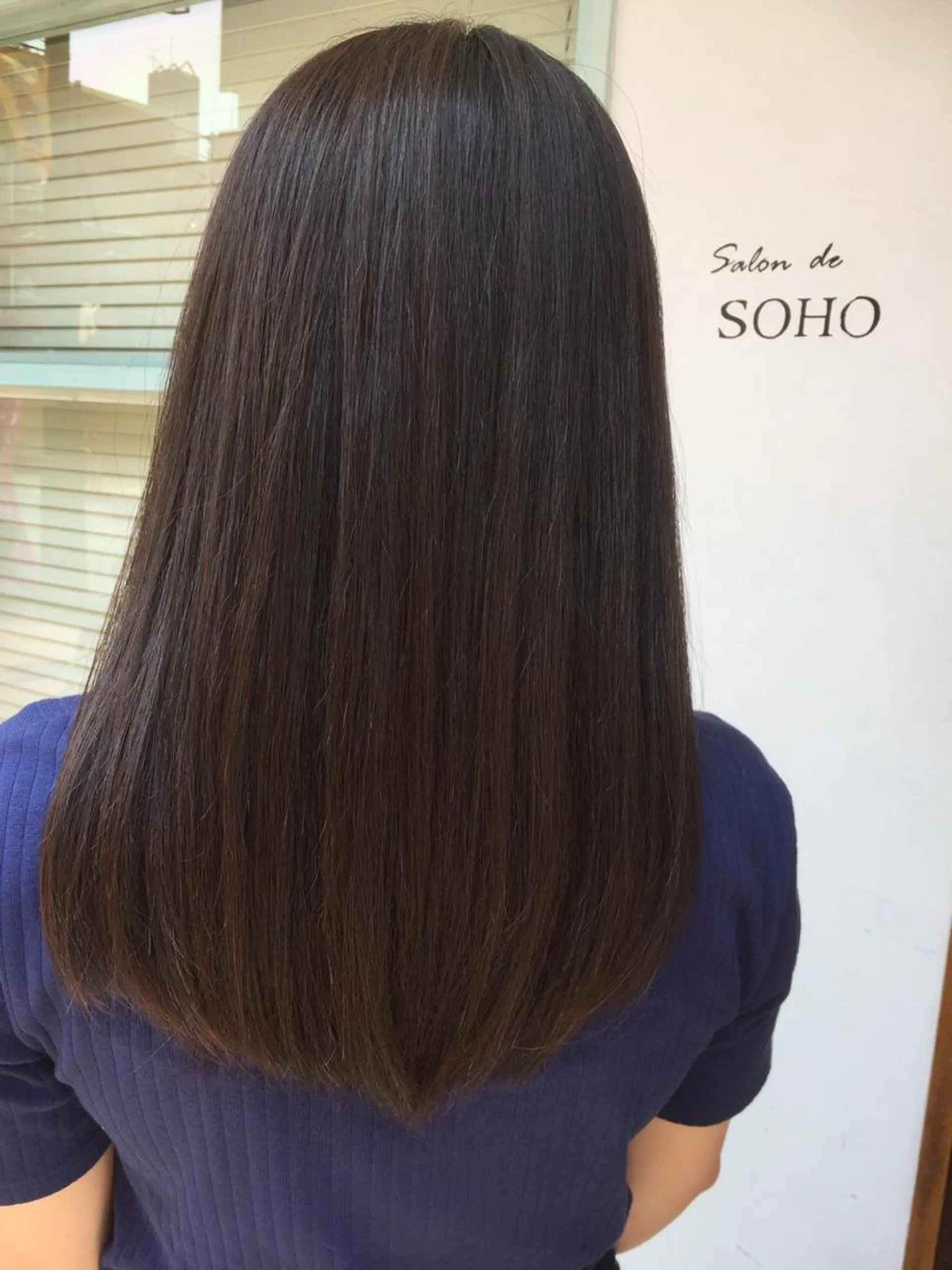 セミロング パーマ 縮毛矯正 ◇おの あすか◇のヘアスタイル