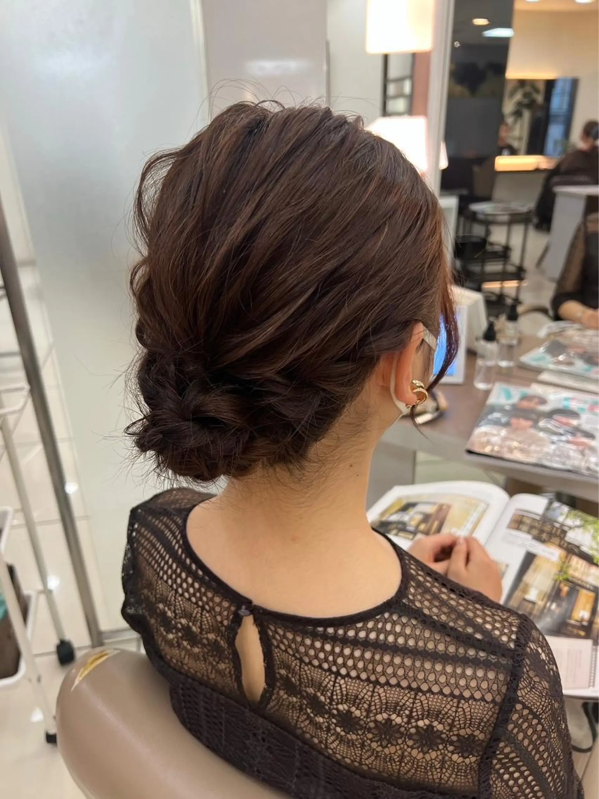 セミロング ヘアセット 羽エクステ/シール エクステ/横浜駅5分のヘアスタイル