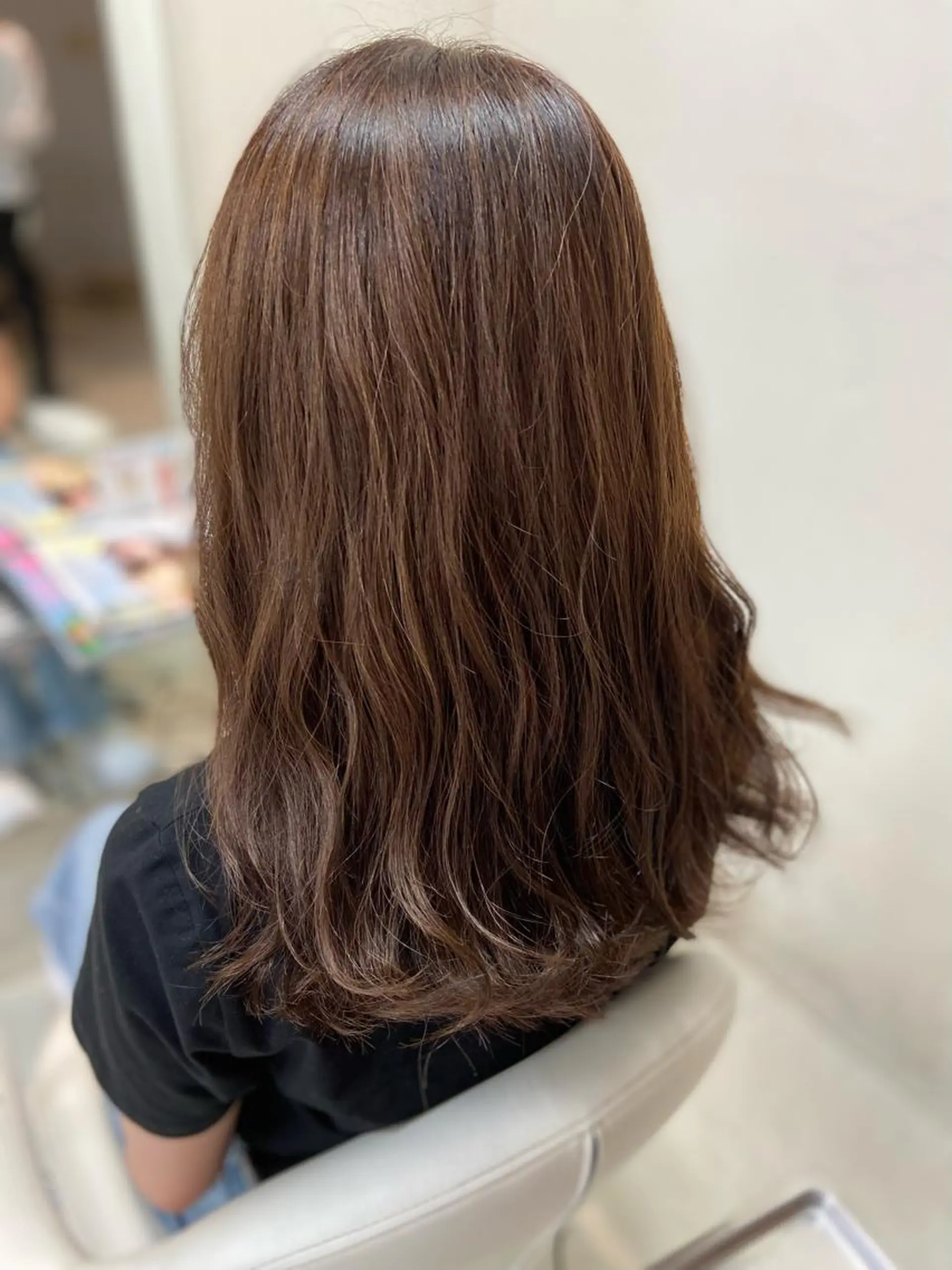 セミロング カラー トリートメント ヘアカラー トリートメント 菊地 美憂のヘアスタイル