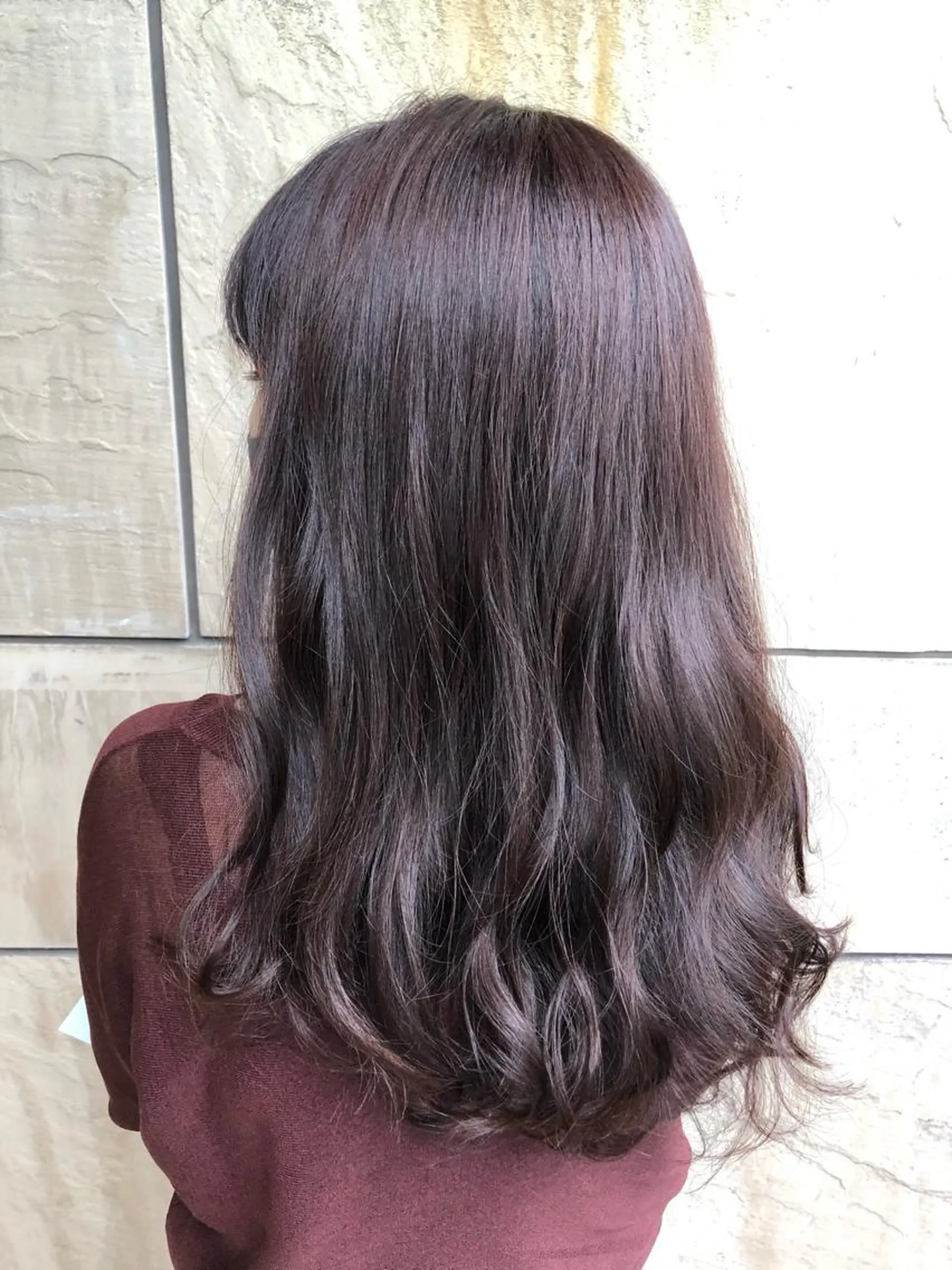 セミロング 🦄艶カラー×韓国 NANA💎🐬のヘアスタイル