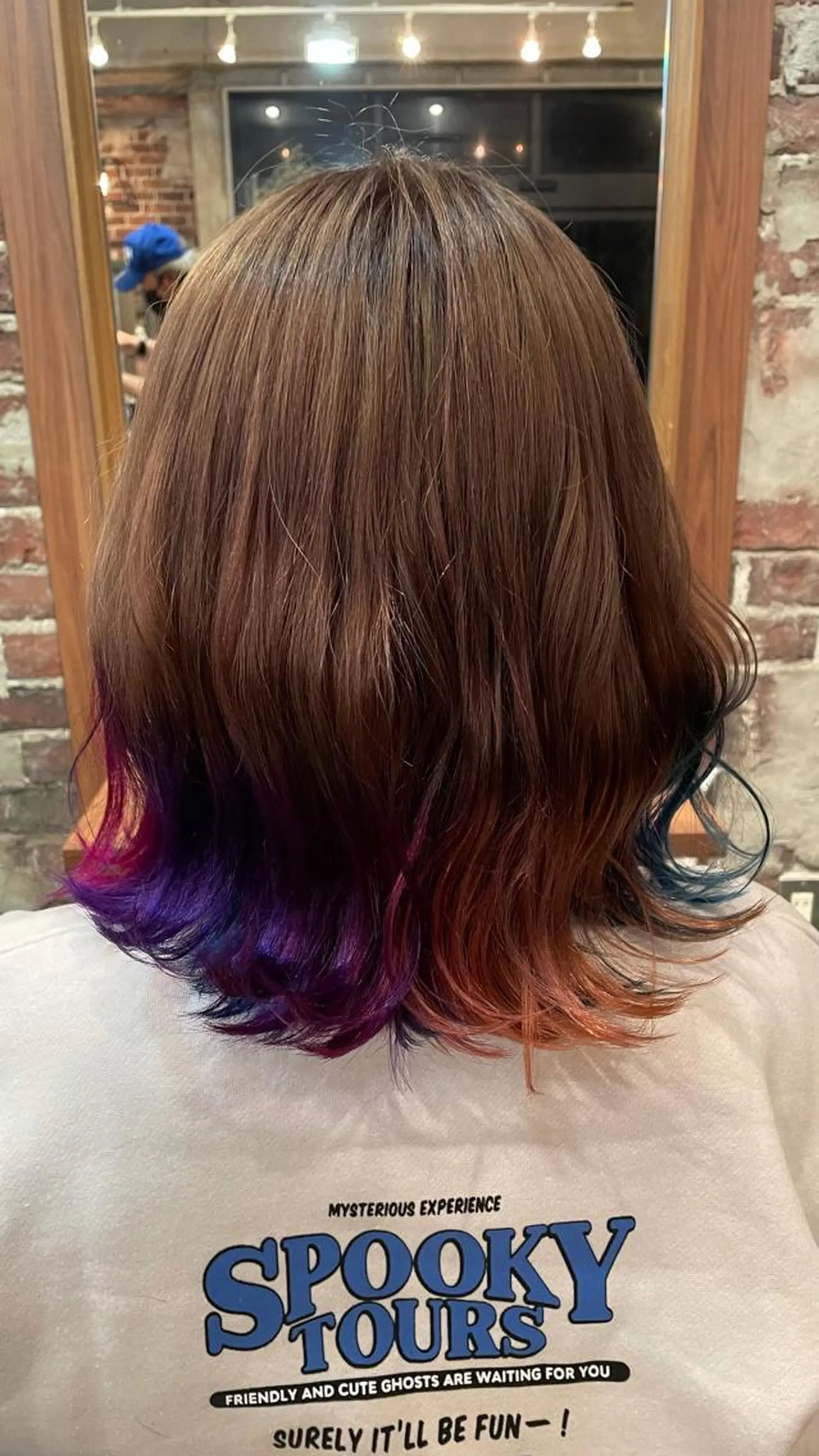 ミディアム カラー 藤木 雅俊のヘアスタイル