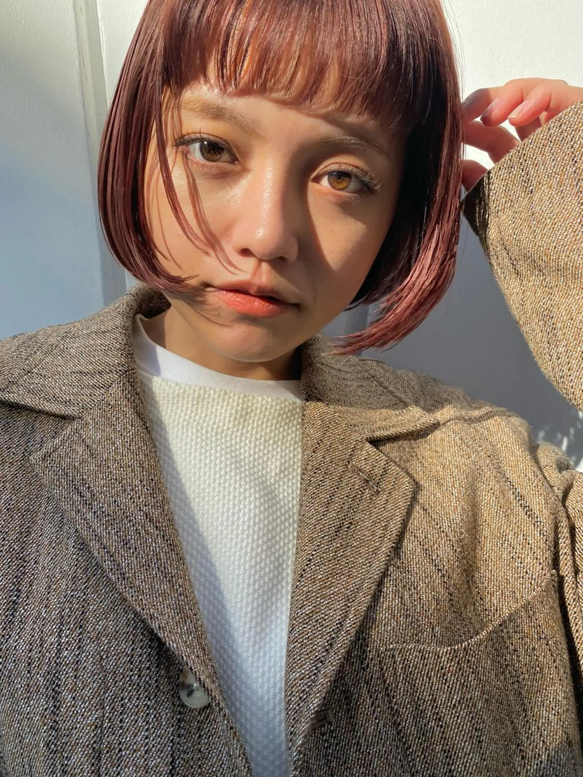 ショート 切りっぱなしボブ ボブ ボブ / オージュア 🌸Mikuのヘアスタイル