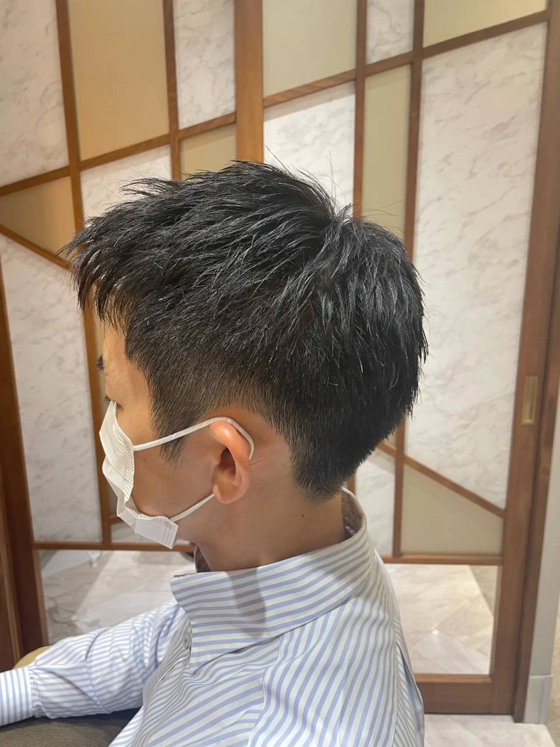 メンズ カット ヘアカラー いいの ひかりのヘアスタイル