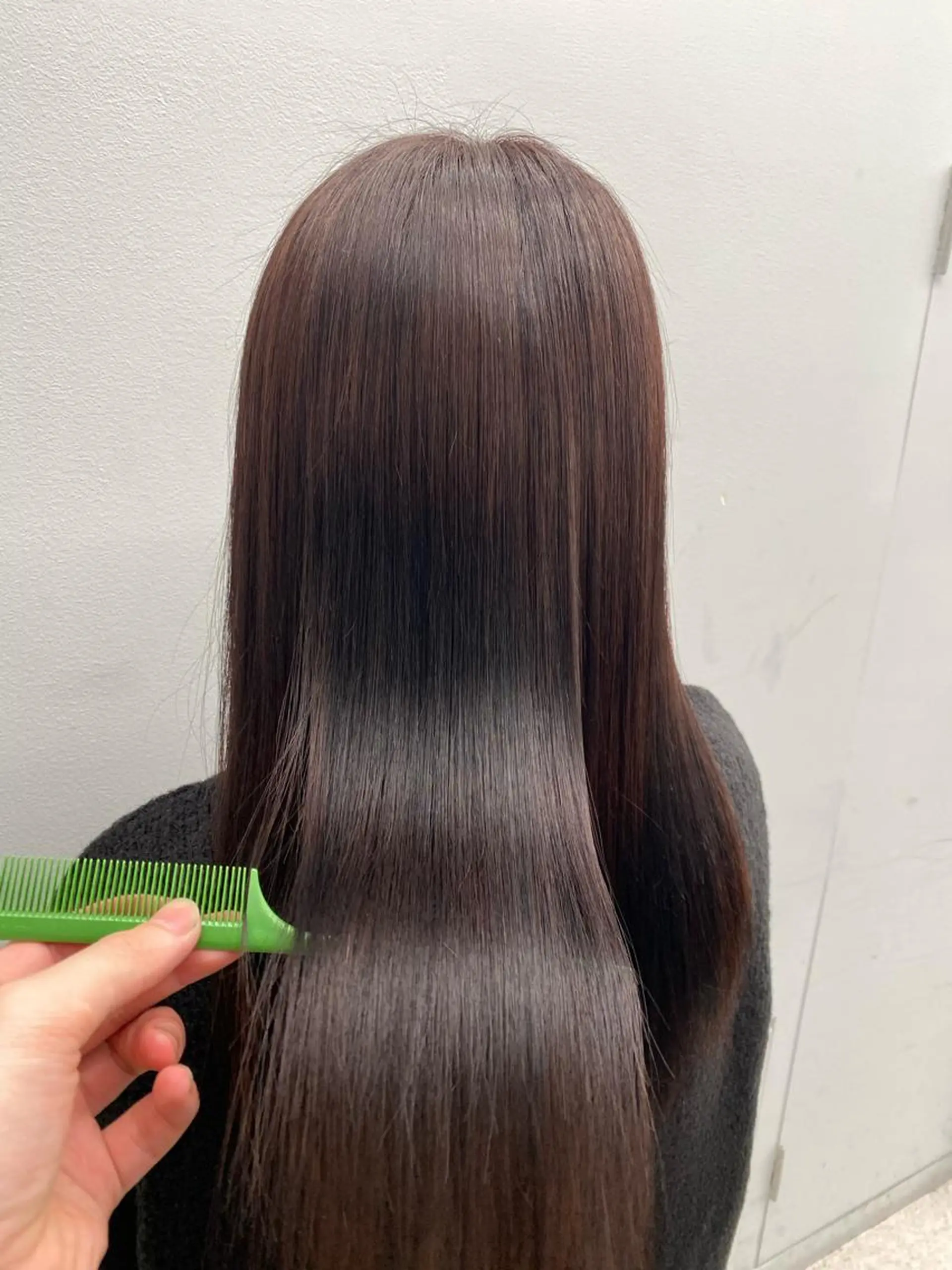 ロング ヘアカラー トリートメント 京都レイヤーカット/ 縮毛矯正/羽柴りくのヘアスタイル