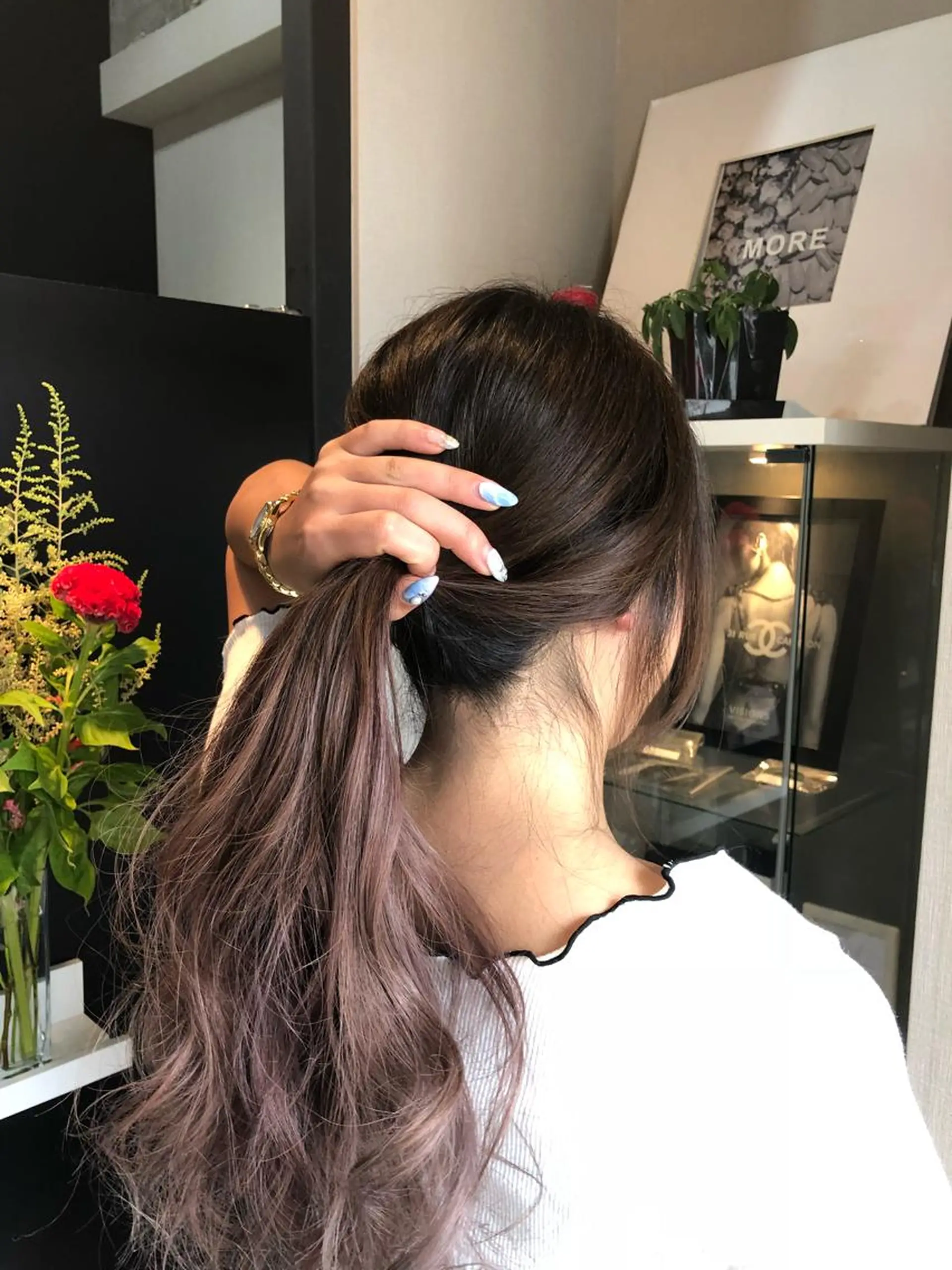 ロング カラー ハイライト/髪質改善 ans/黒木 和大のヘアスタイル