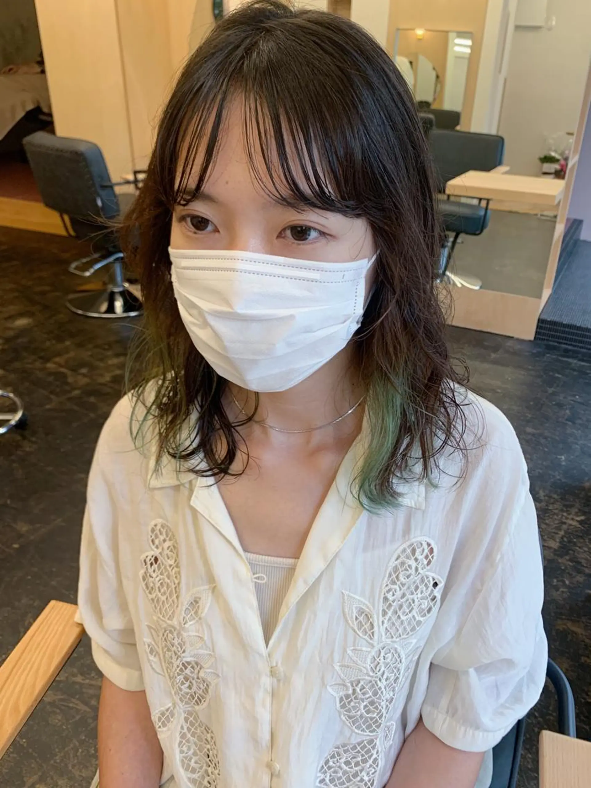 ミディアム パーマ ミディアムパーマ デジタルパーマ yupi🐈‍⬛ レイヤー/パーマのヘアスタイル