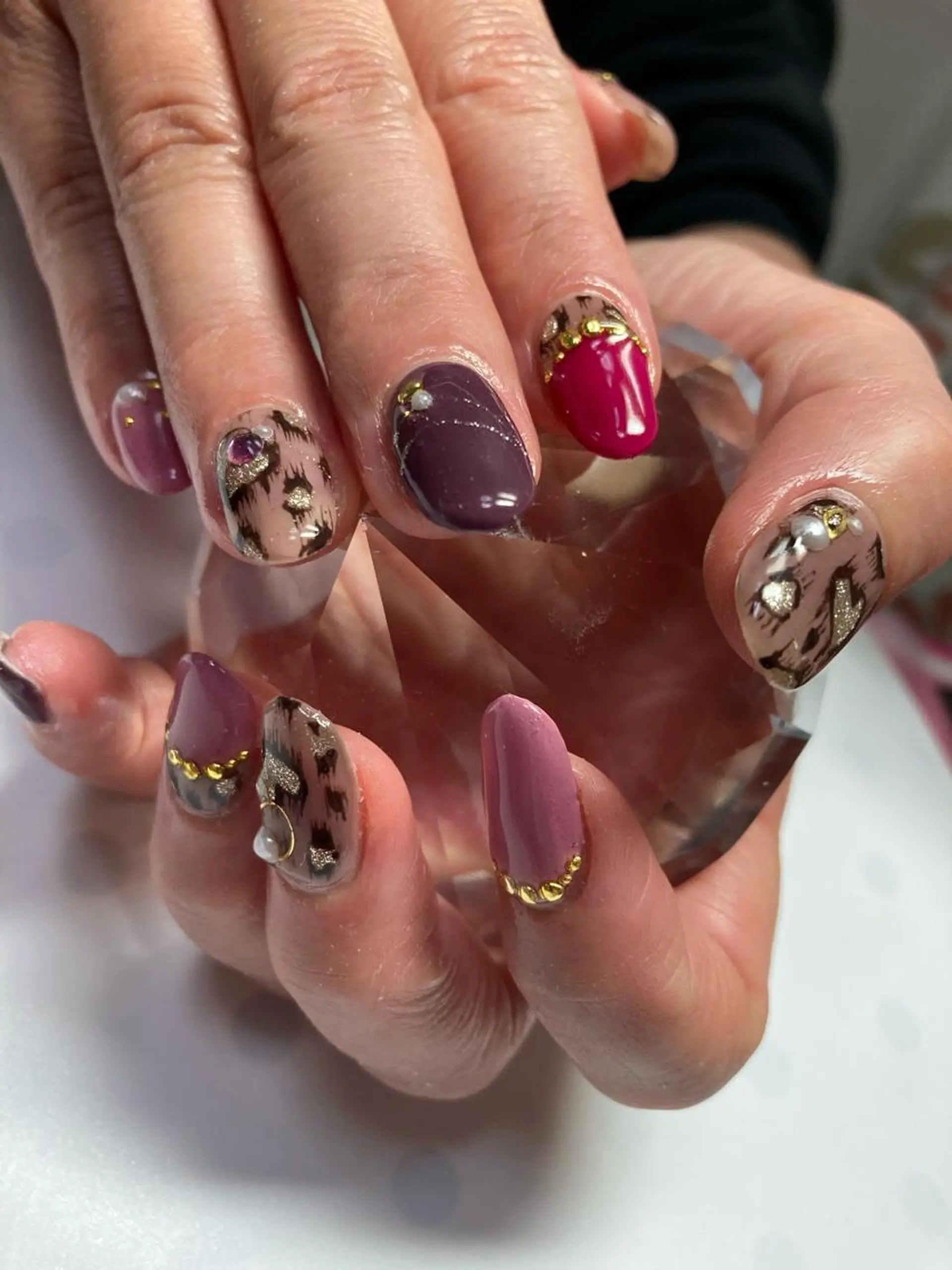 ミディアム ネイル nail yukkoのネイルデザイン