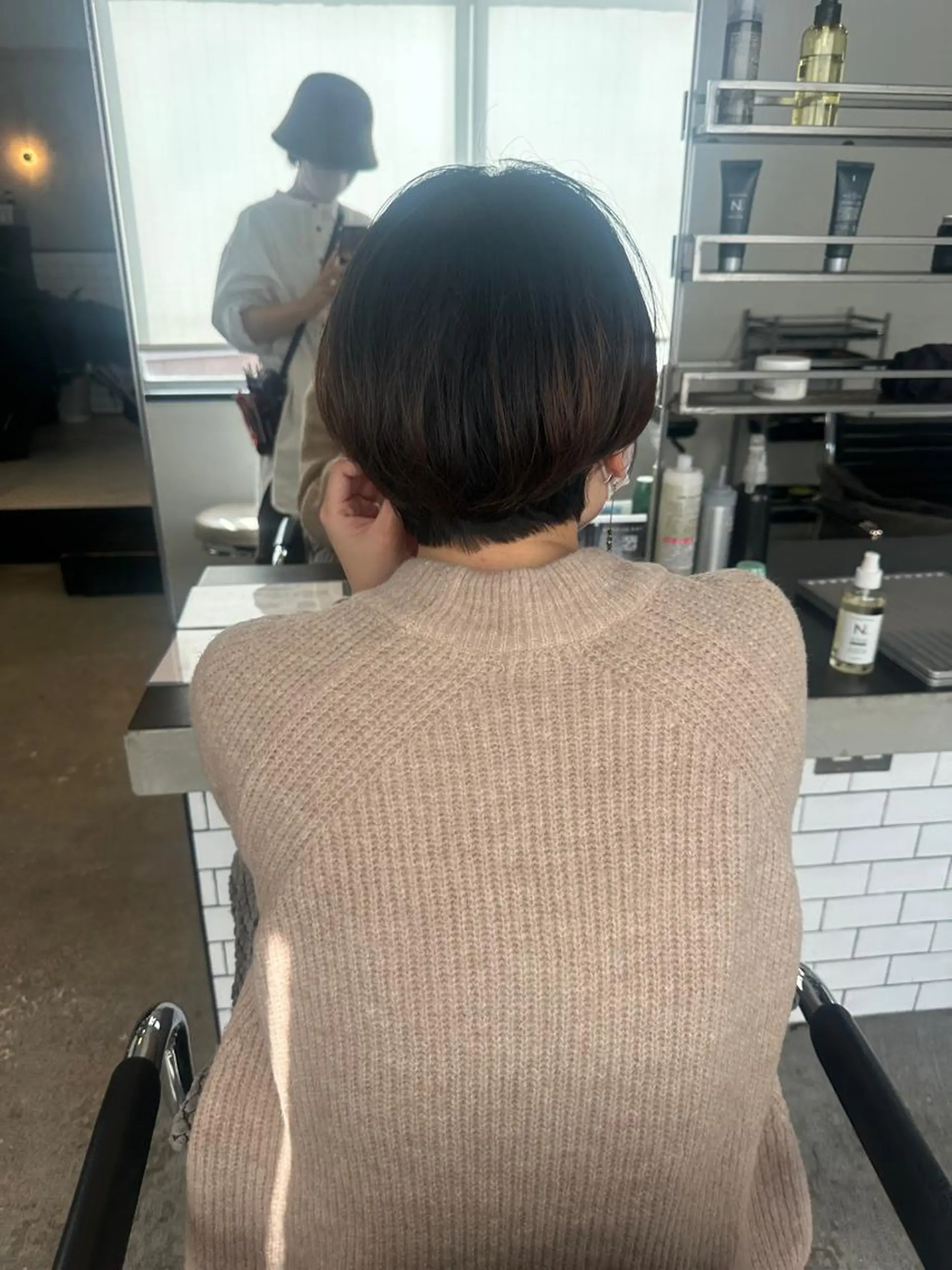 ショート カラー ヘアアレンジ ショートヘア stylist/蛯谷 珠里のヘアスタイル