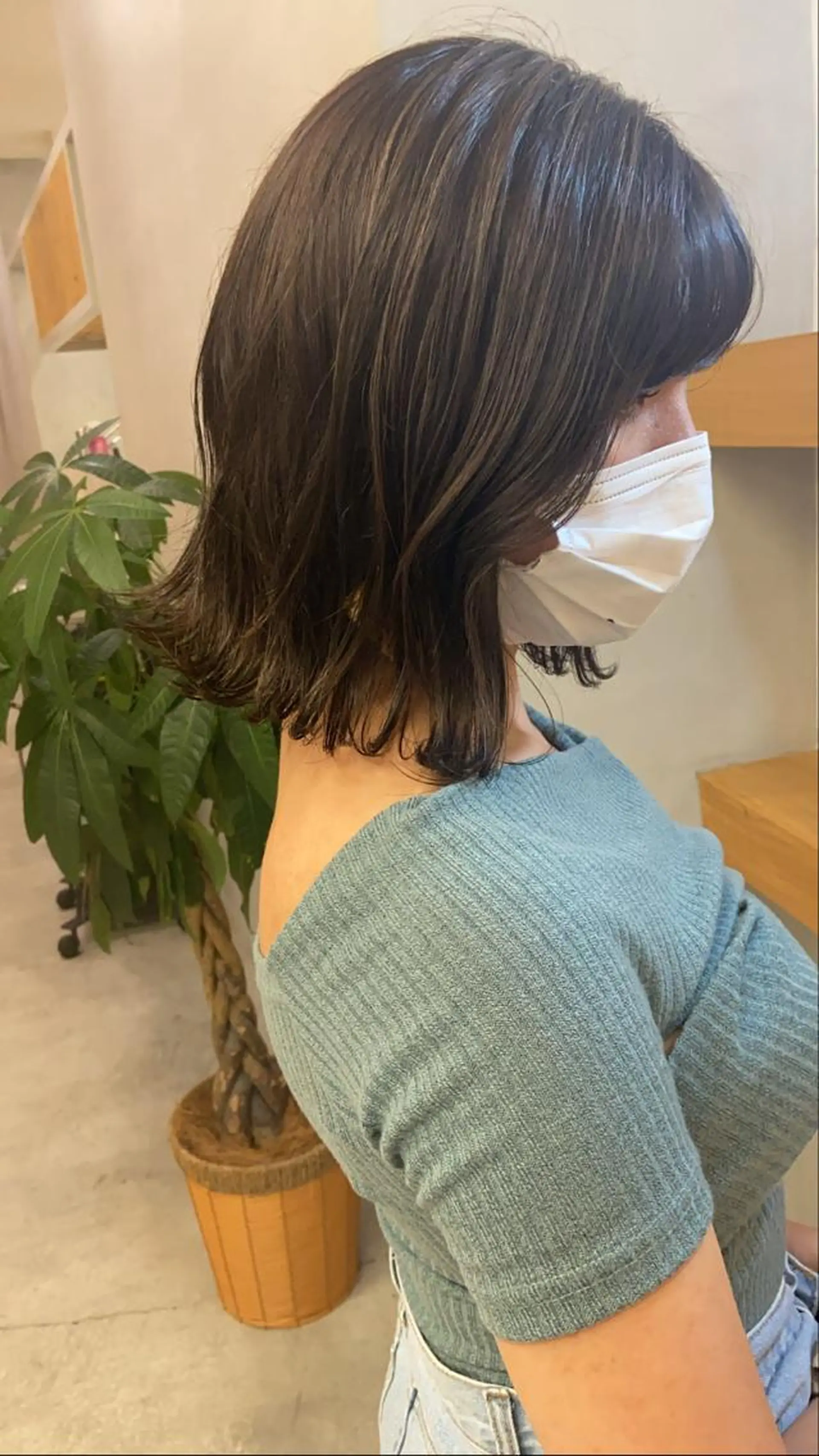 ミディアム カラー ヘアアレンジ Rinon所属・沖 真琴のヘアスタイル