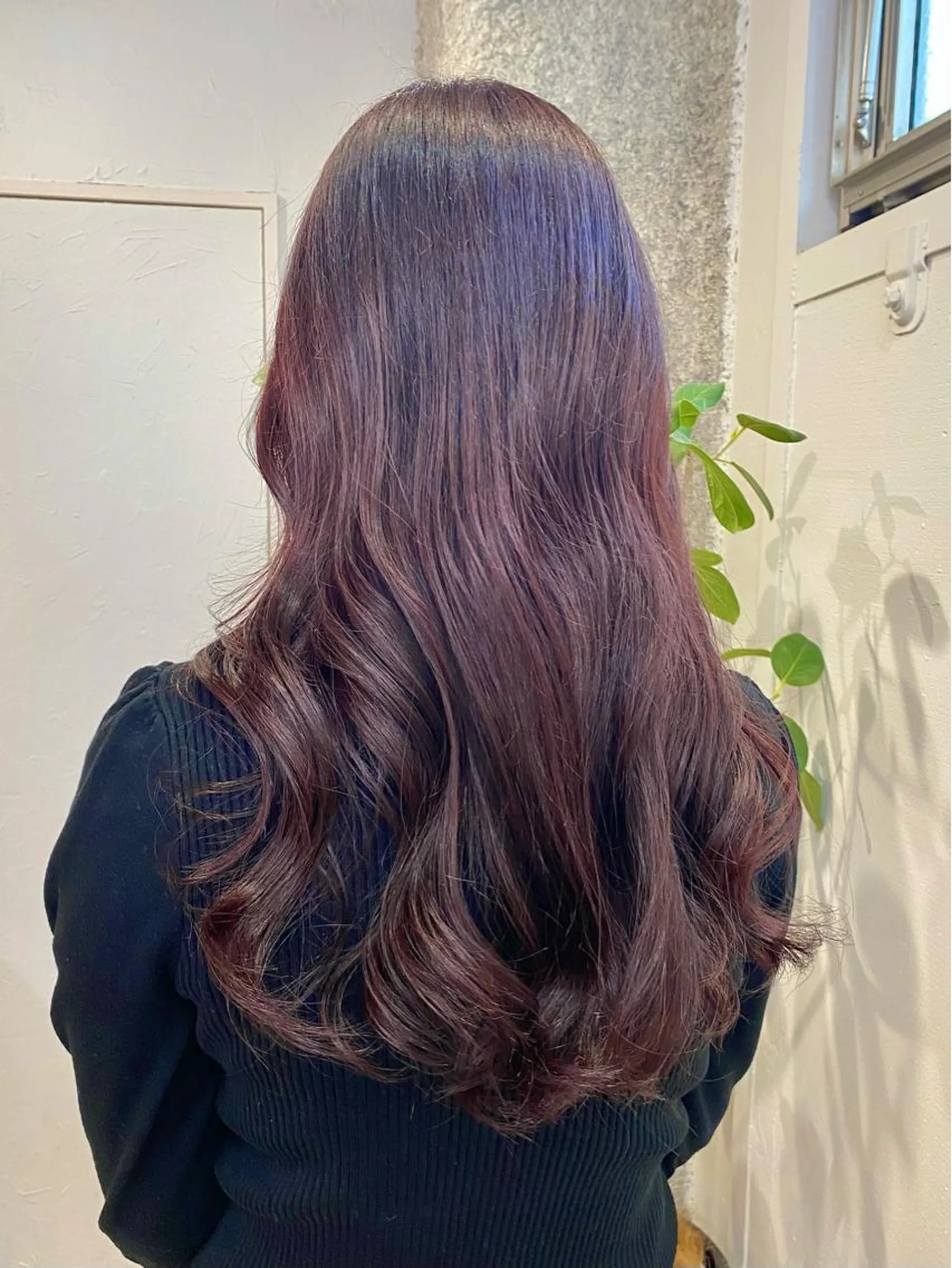 ロング カラー ラベンダーカラー ラベンダーピンク ピンクカラー 暖色カラー/天神/ ヘイマサクラのヘアスタイル