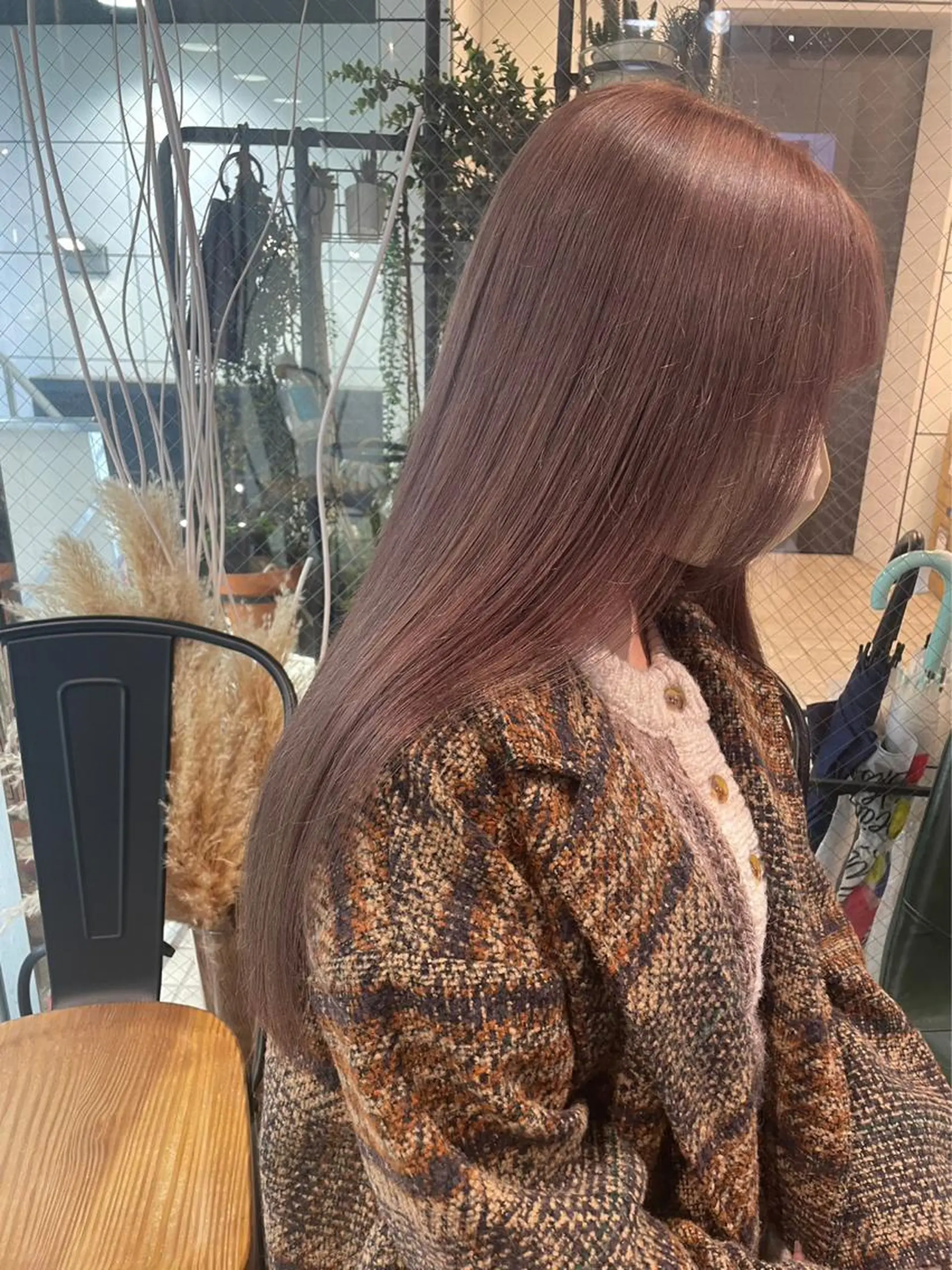 ロング カラー ハイトーンカラー 学生 酸性ストレート 🤍🎀honokaのヘアスタイル