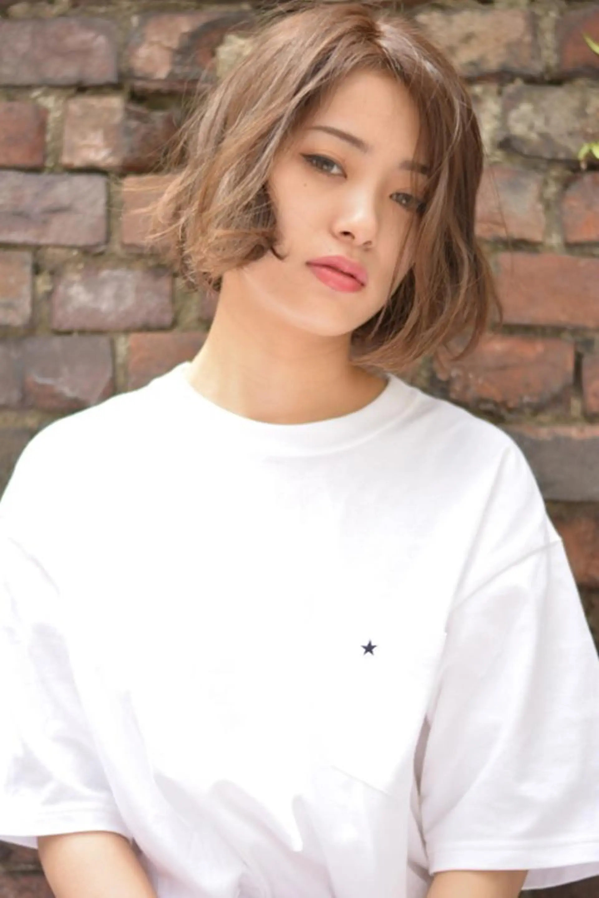 ミディアム カラー マネージャー八尾 裕一郎のヘアスタイル