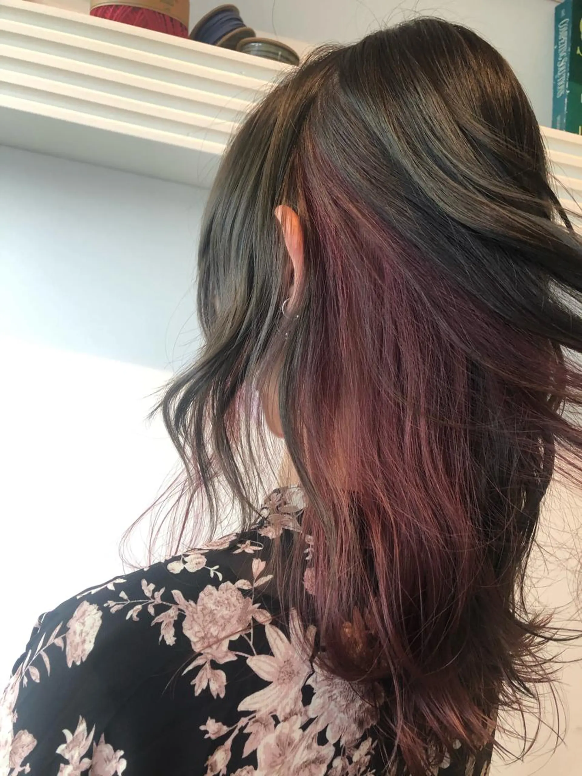 ミディアム カラー ブリーチ カシス ピンクカラー ヘアカラー トリートメント 💐パーソナルカラー /市橋加菜💐のヘアスタイル