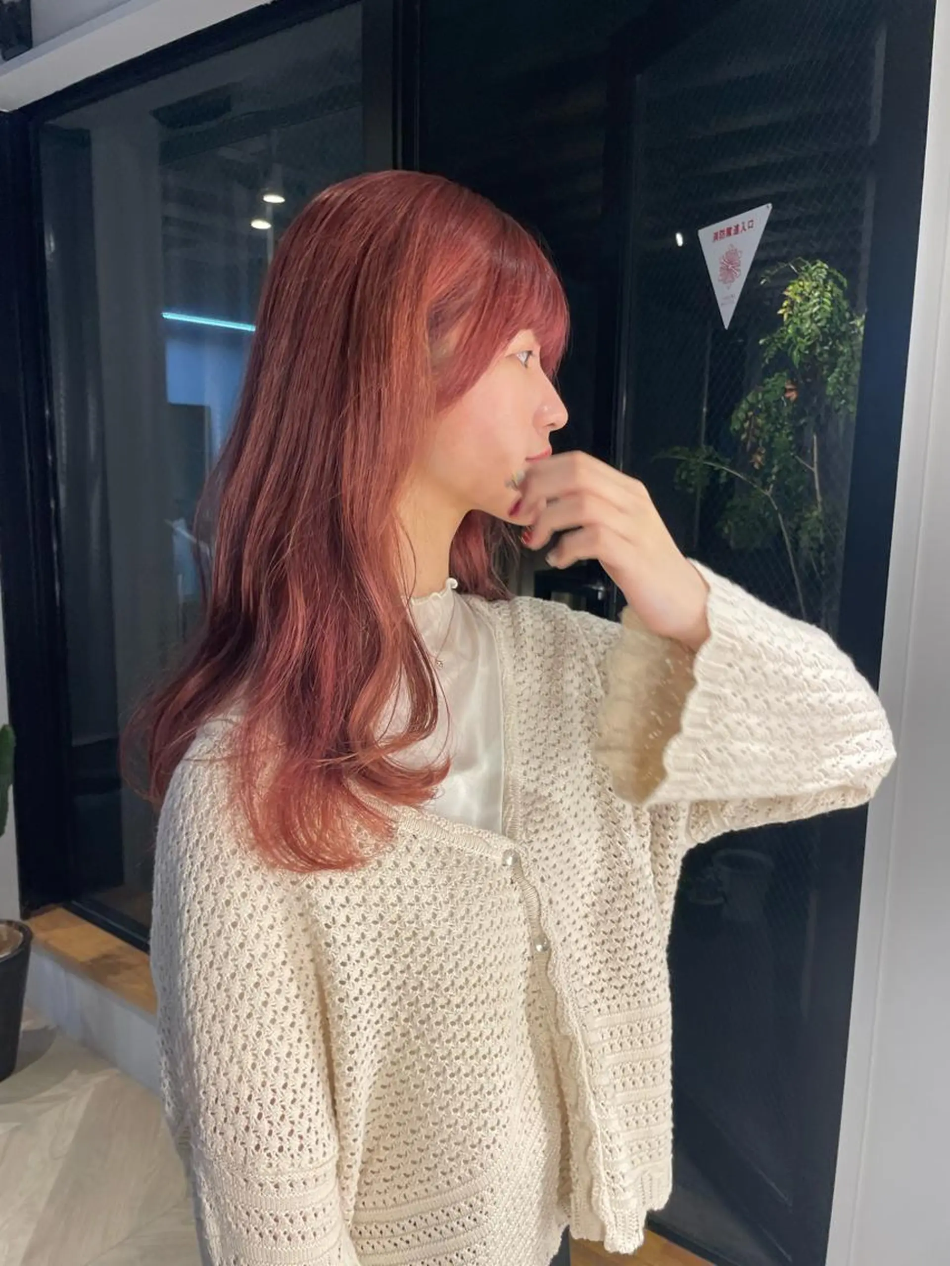 ロング カラー yuri/オリーブ/ 暖色カラー/レイヤーのヘアスタイル