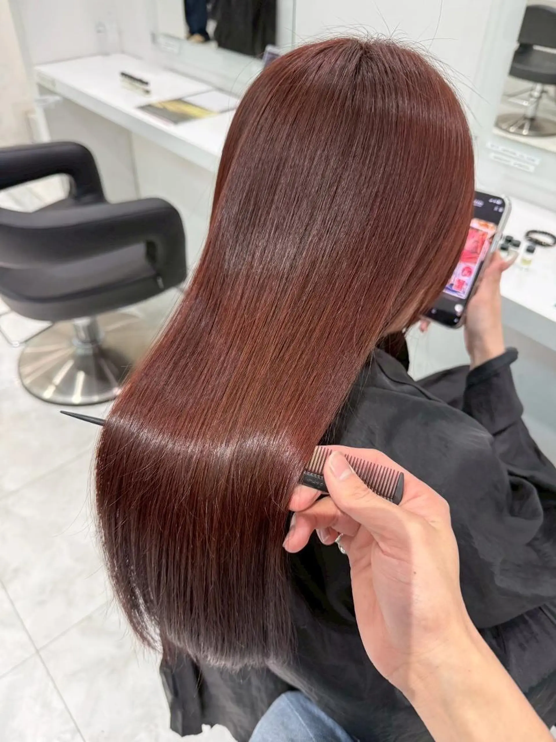 カラー 圧倒的美髪🫧✨ 透明感カラー♡上野のヘアスタイル