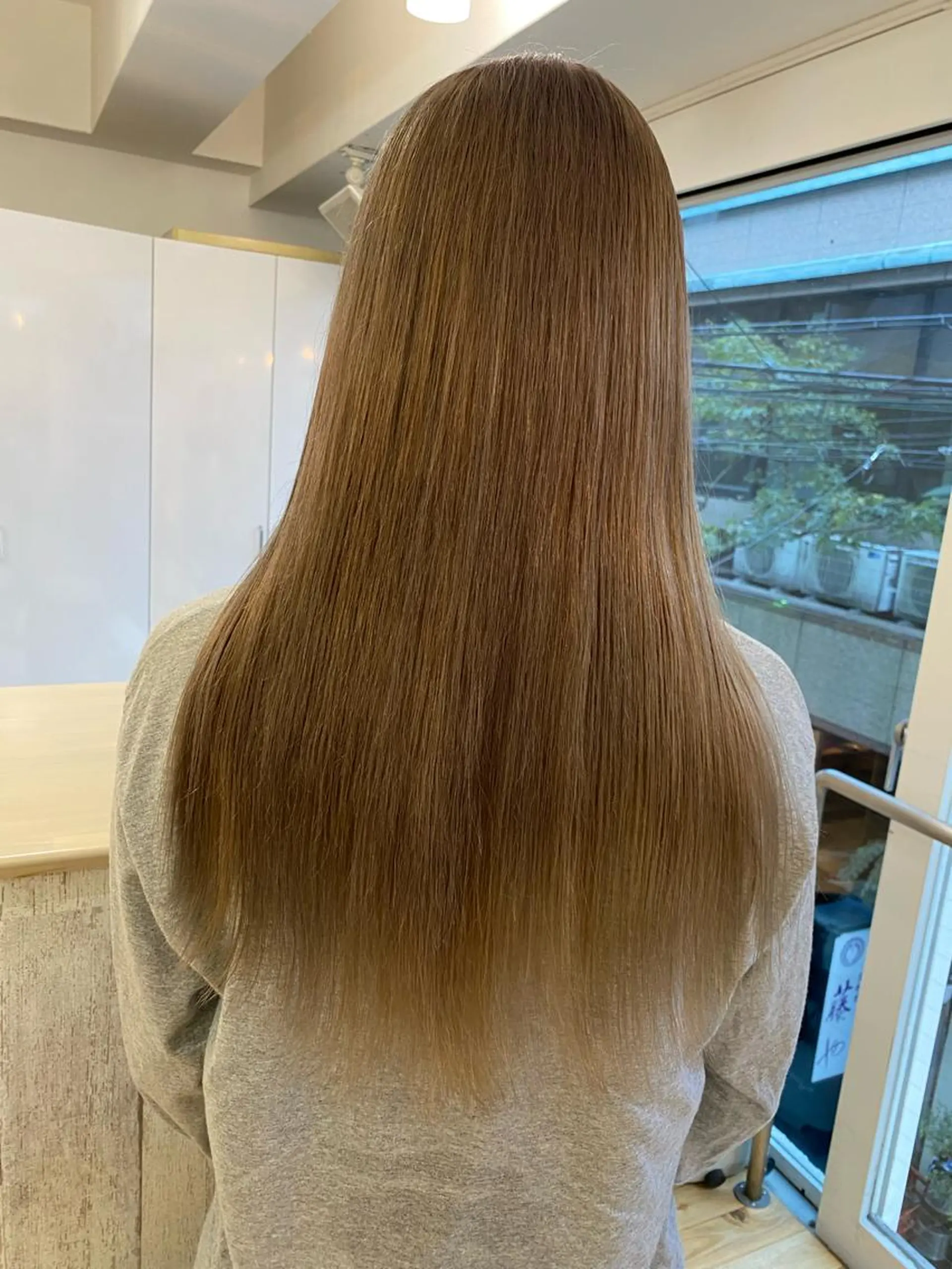 ロング カラー ヘアアレンジ ヘアカラー トリートメント 久米 治仁のヘアスタイル