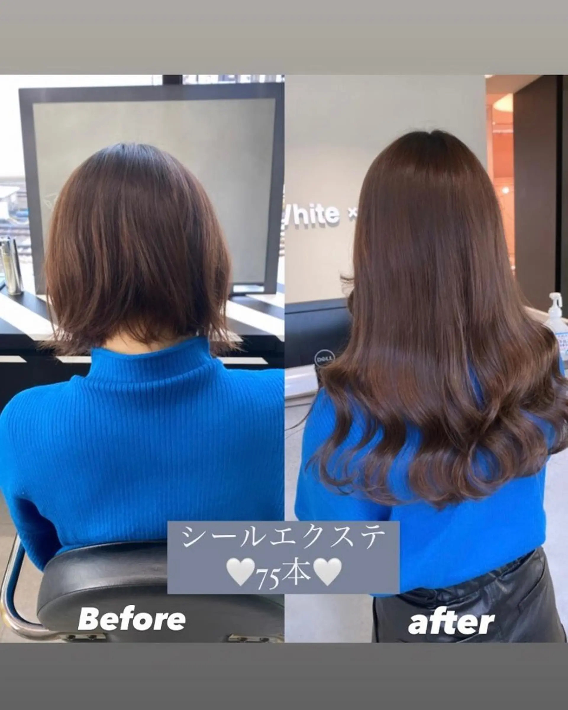 ロング 韓国風モテヘア 🇰🇷aki♡のヘアスタイル