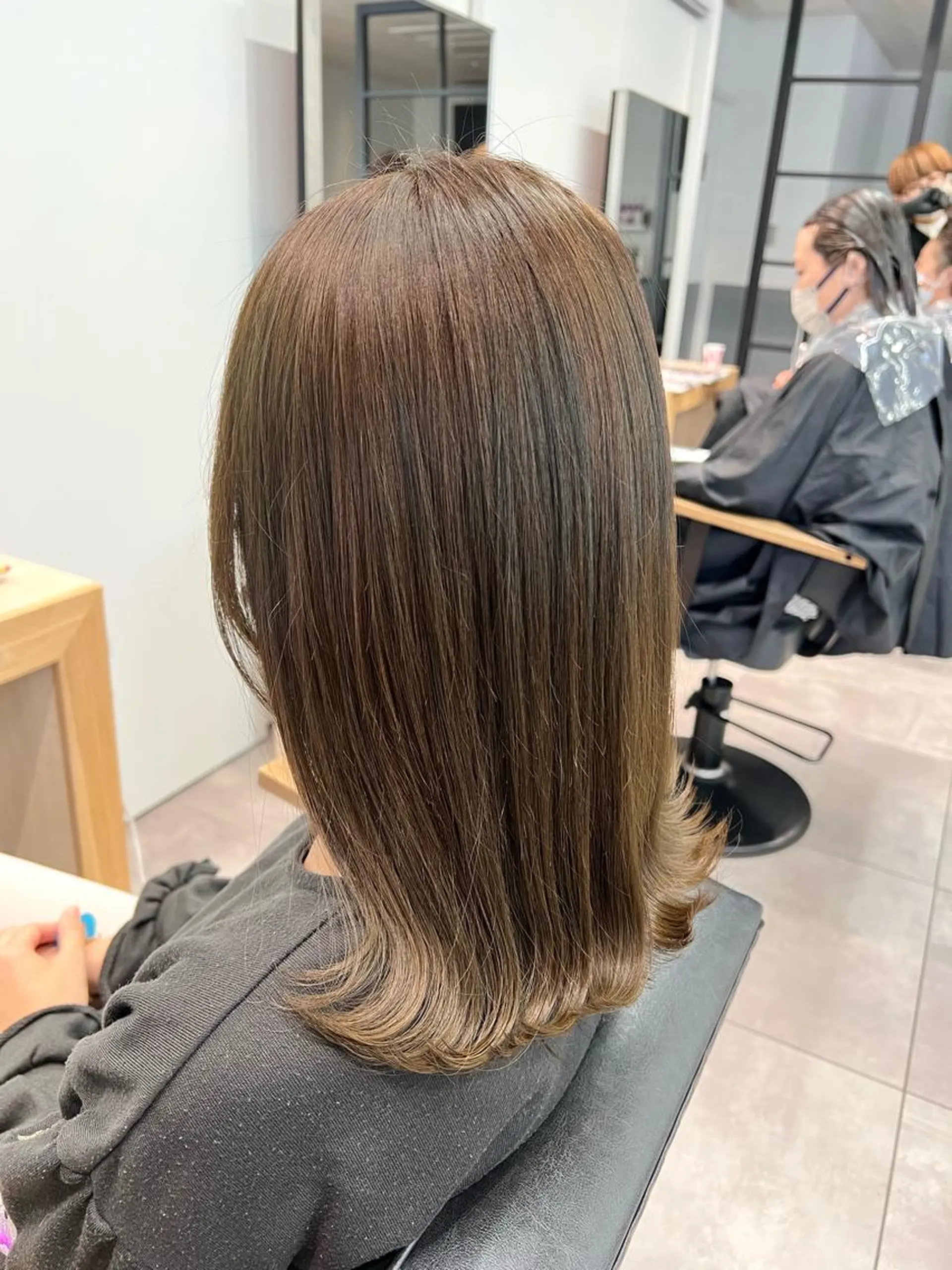 ミディアム 🌞レイヤー×カラー 前川那津美🌞のヘアスタイル