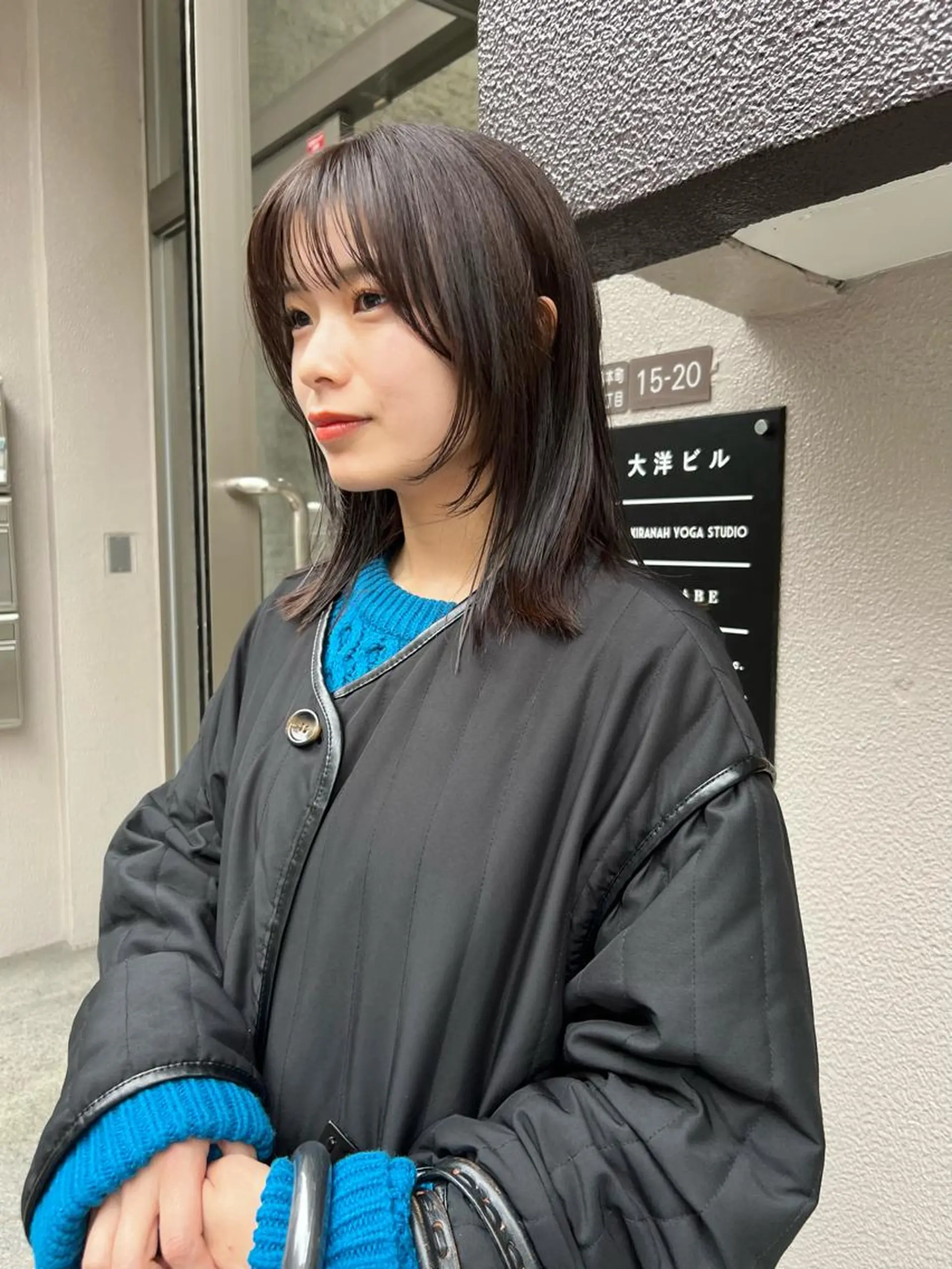 ミディアム カラー カット ヘアカラー トリートメント 樫原裕二 /柔らかいカラーのヘアスタイル