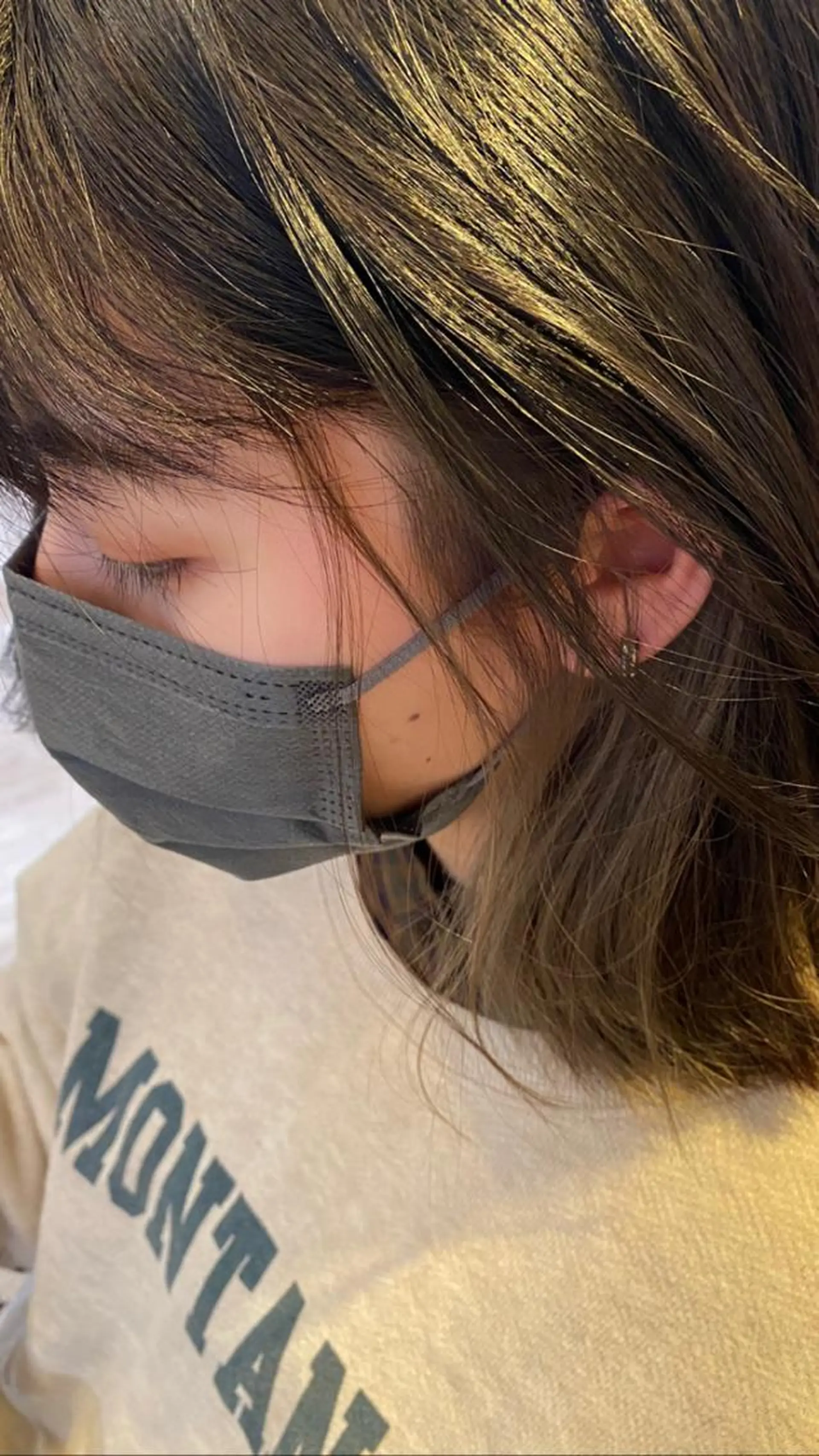 ミディアム カラー ヘアアレンジ niconail 千歳烏山店所属・niconail 🧣ayu 📍烏山のネイルデザイン