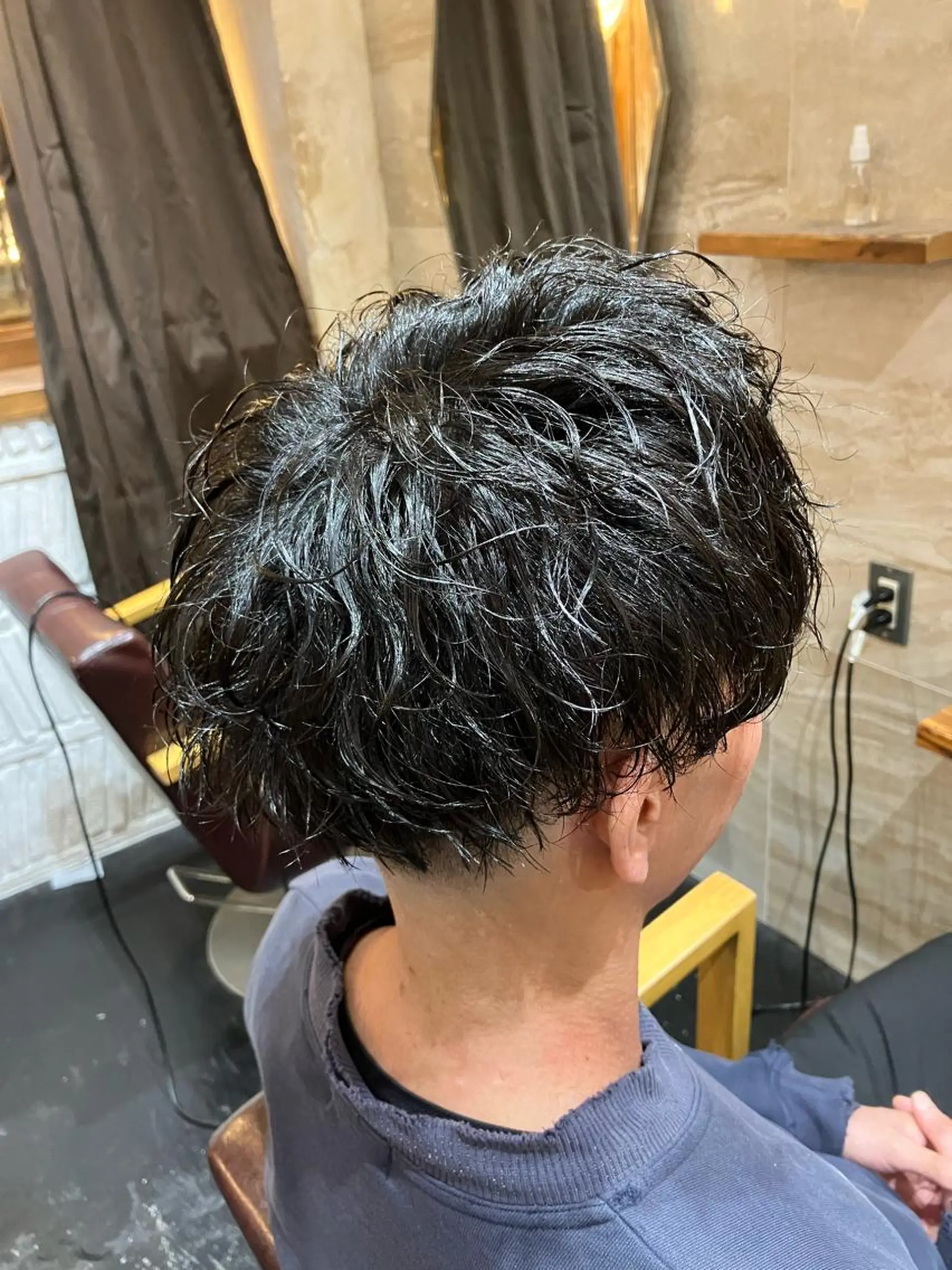 パーマ メンズ カット パーマ メンズ特化/パーマ/ フェードWATARUのヘアスタイル