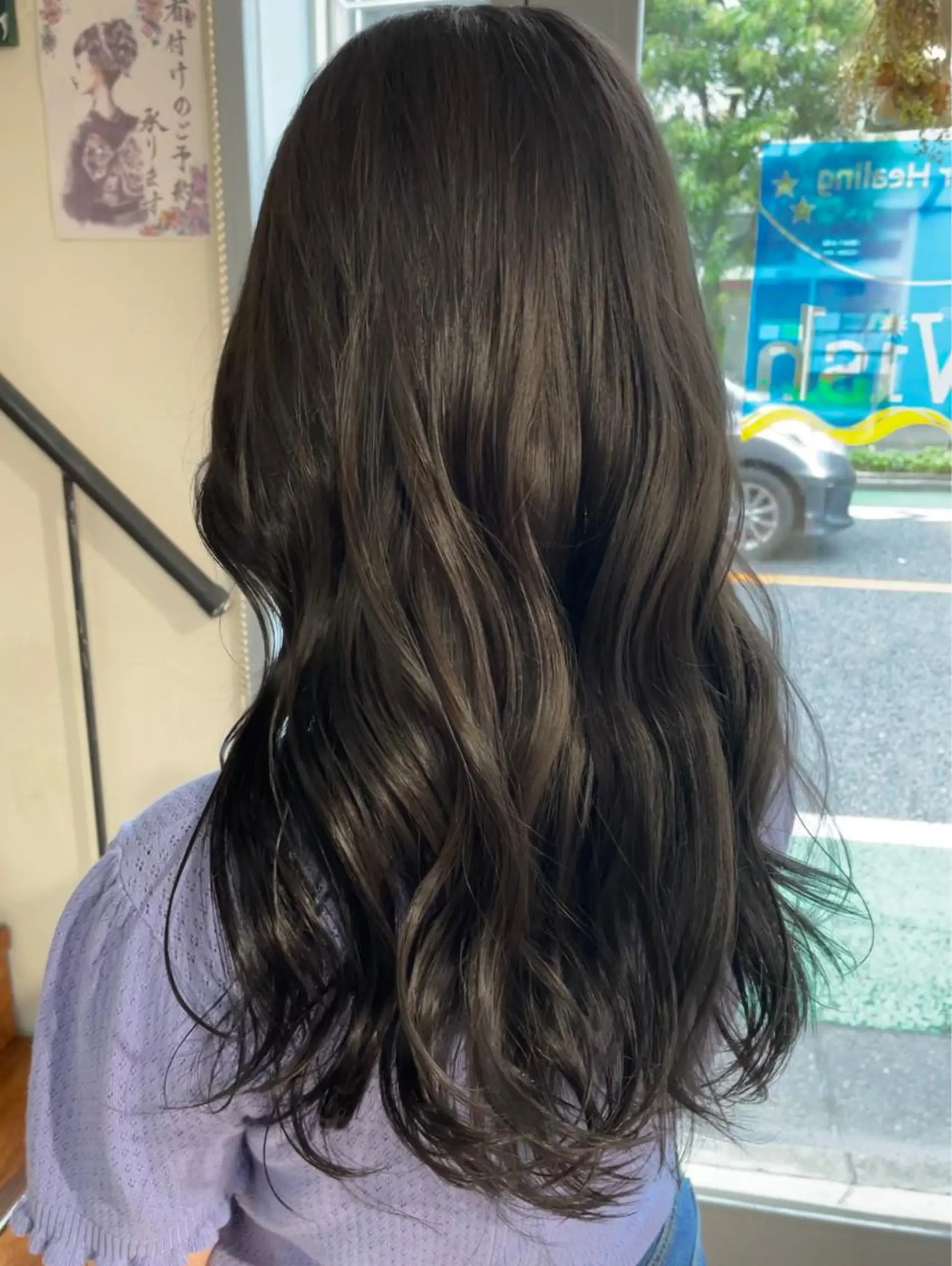 ロング カラー パーマ 美髪矯正/ハイトーン 🪸🩰ヒナコのヘアスタイル