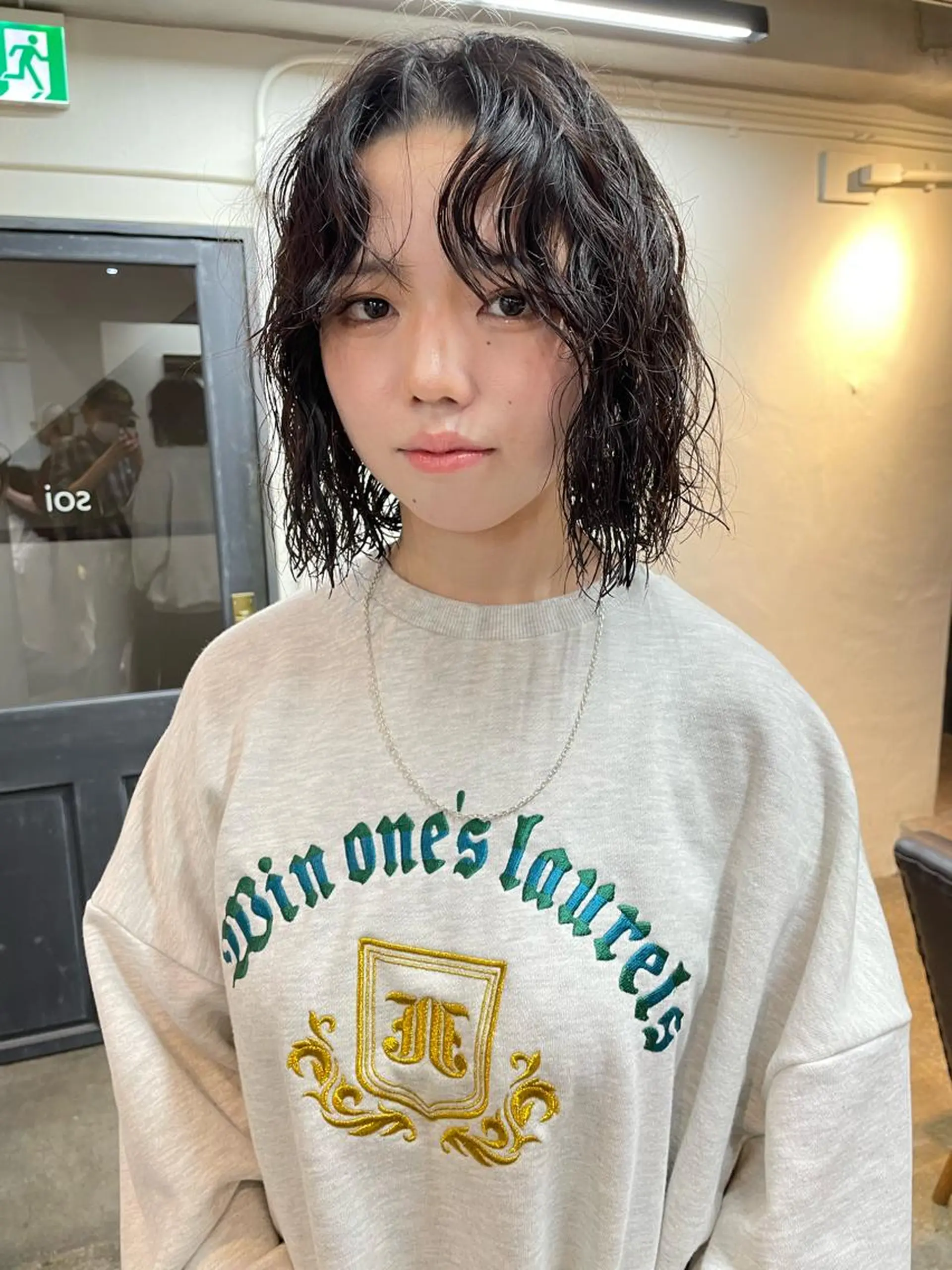 ミディアム パーマ 斎藤祐樹 /レイヤー/パーマのヘアスタイル