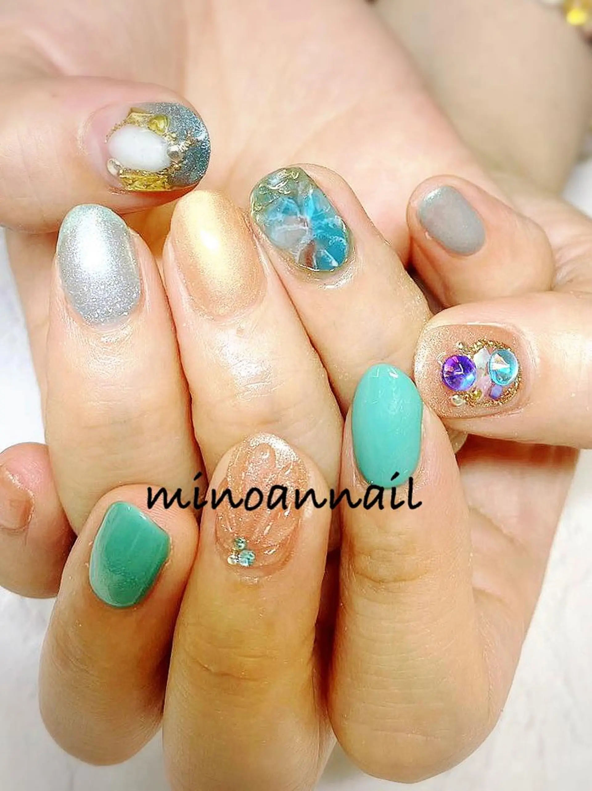 ネイル 美ノ庵ネイルサロン メトロポリタン前店のネイルデザイン