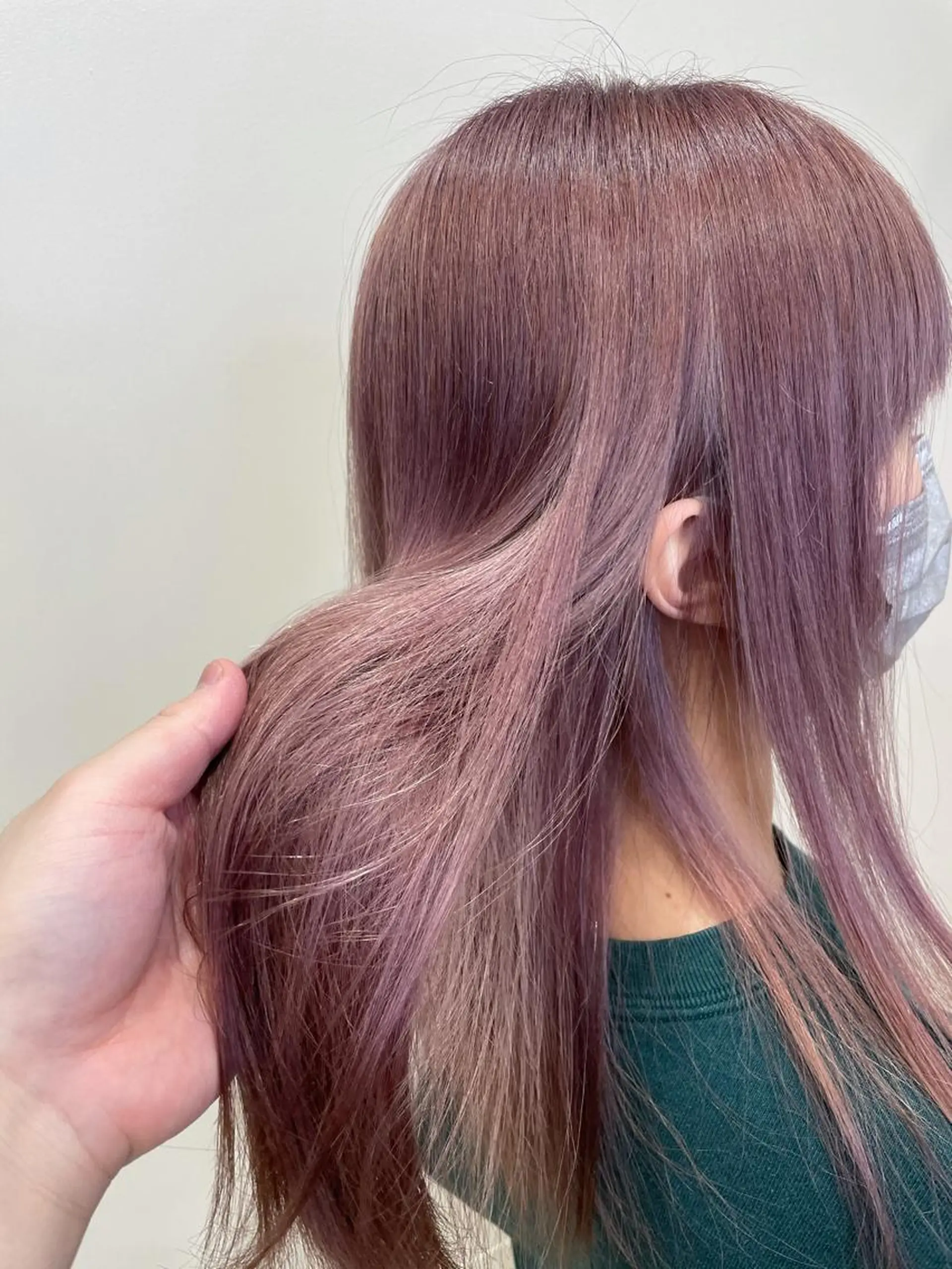 セミロング カラー ヘアカラー トリートメント レイヤー/ハッシュ 渋谷/サッタのヘアスタイル