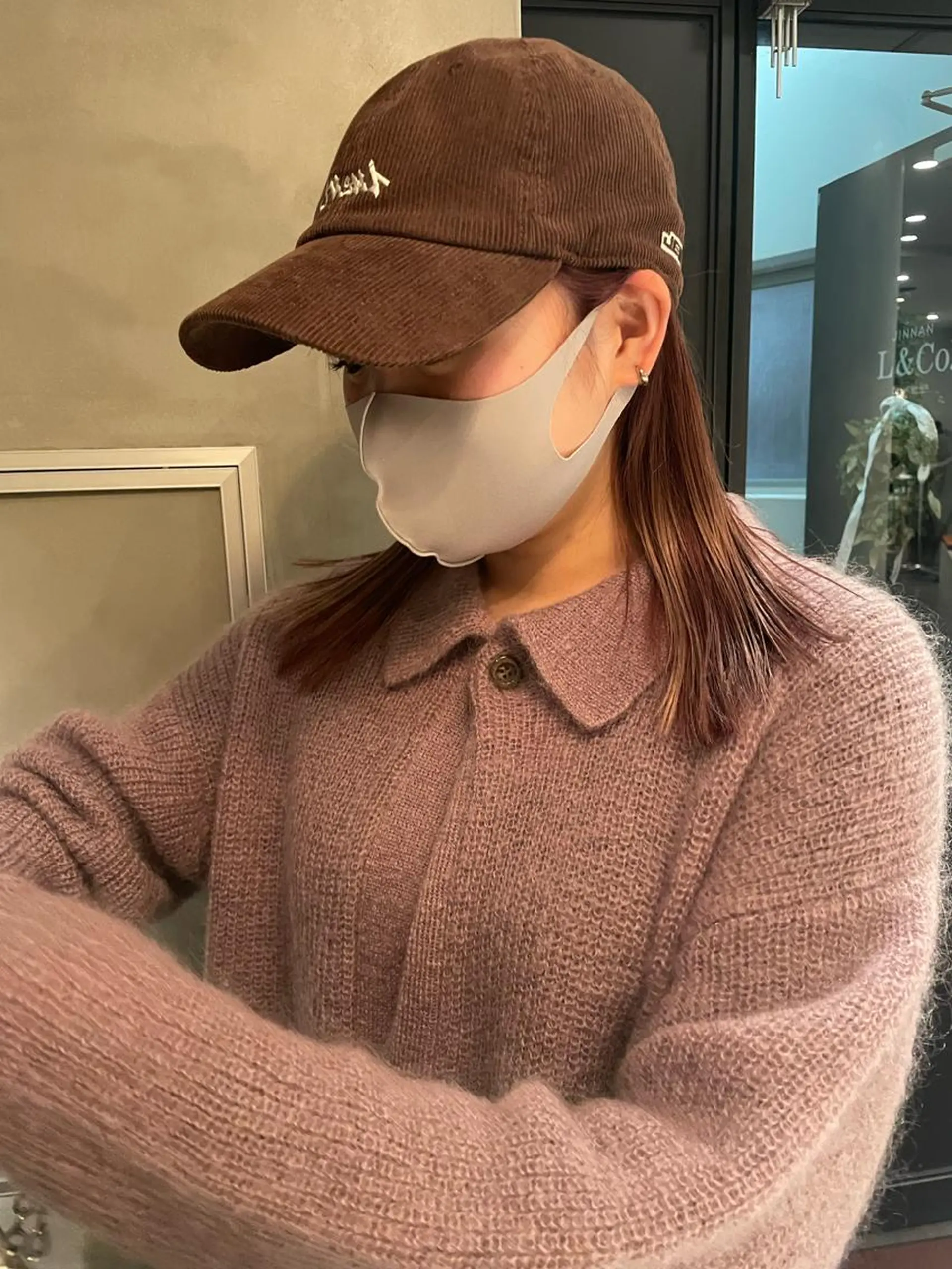 セミロング カラー classic 新横浜所属・大人girly🛋️ 🤍yukakoのヘアスタイル