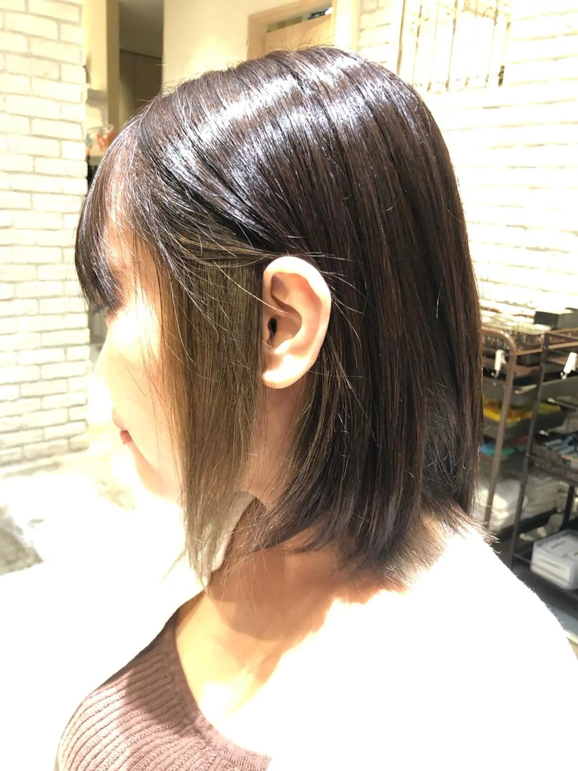 ショート カラー ヘアアレンジ 柳井 準平のヘアスタイル
