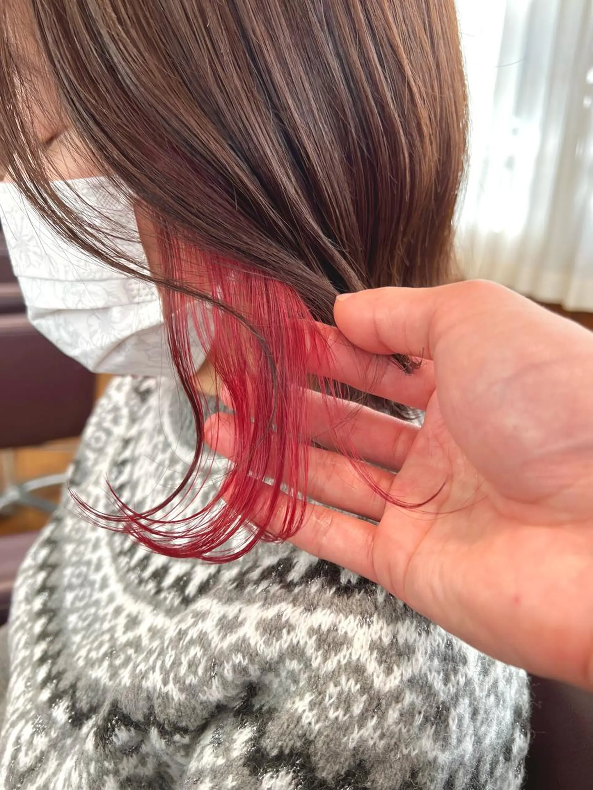 ミディアム カラー パーマ Artist 藤﨑紘成のヘアスタイル