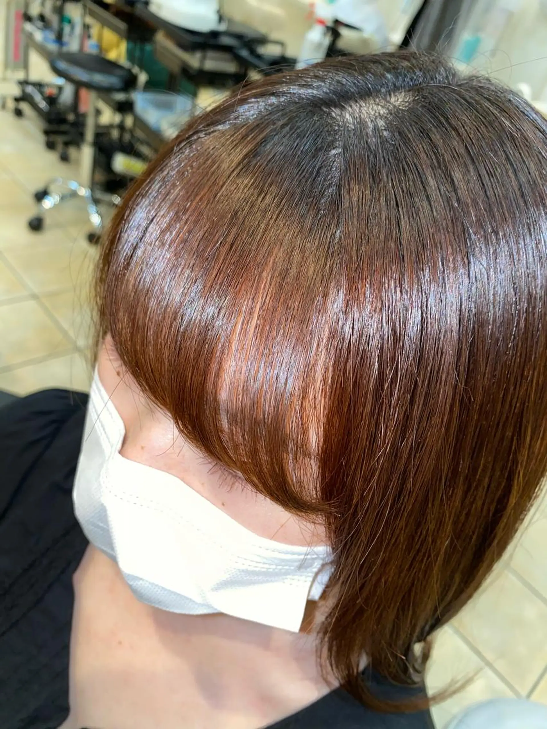 ショート パーマ 縮毛矯正 カット ダメージレス 桧山店長のヘアスタイル