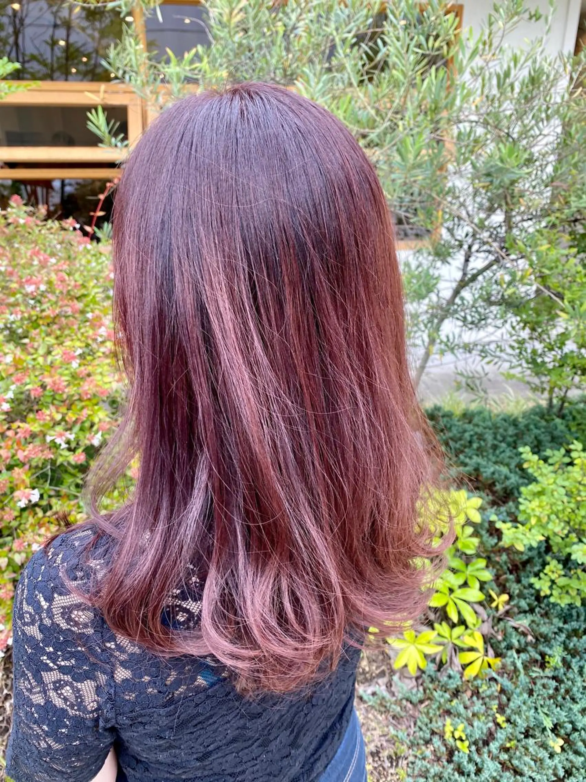 セミロング カラー INCE HAIR 竹牟礼翔のヘアスタイル