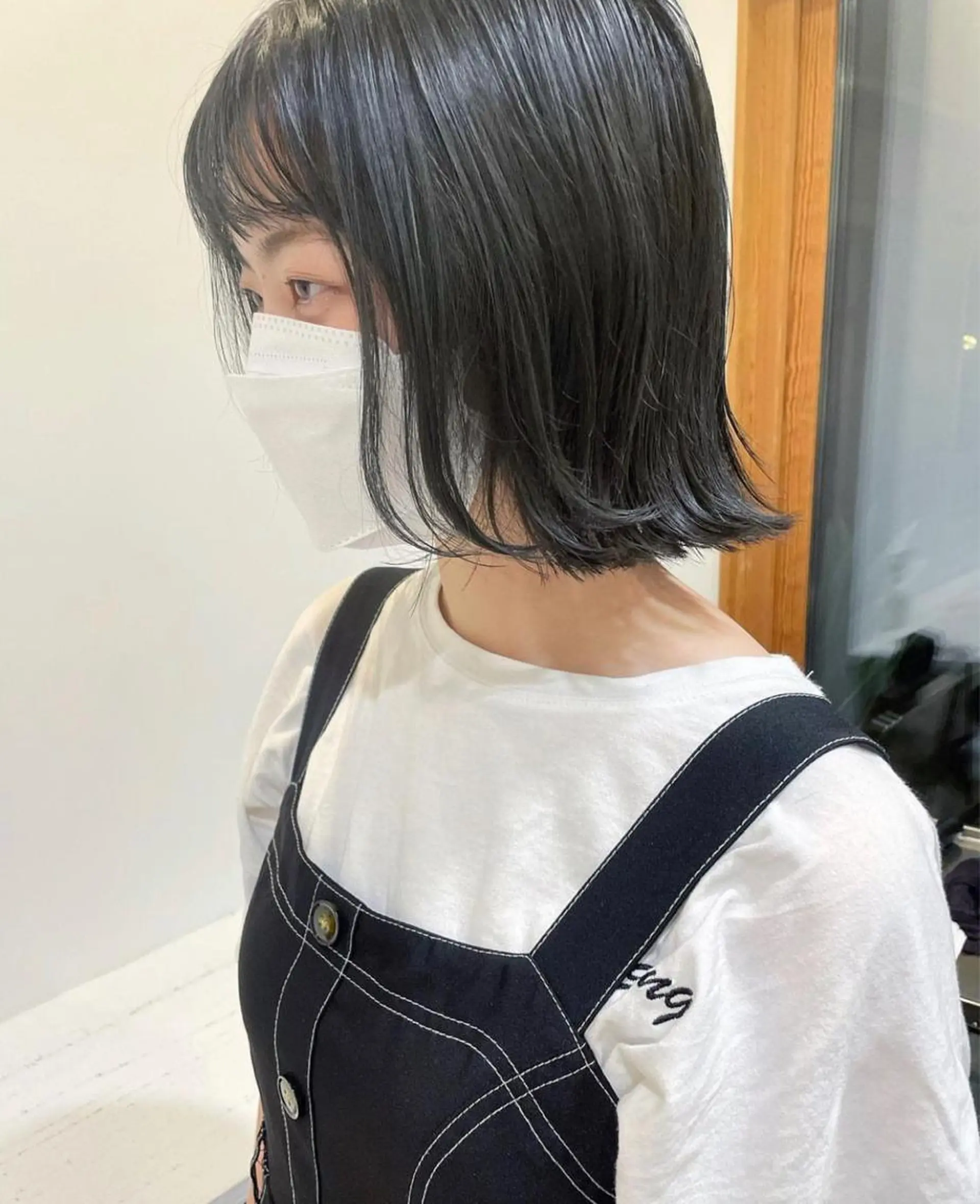 ショート カラー ブルーカラー ブルーグレー ブルーグレージュ グレージュ ボブ カット ヘアカラー トリートメント 髪質改善ストレート✨ パーマヘア✨YUKIのヘアスタイル