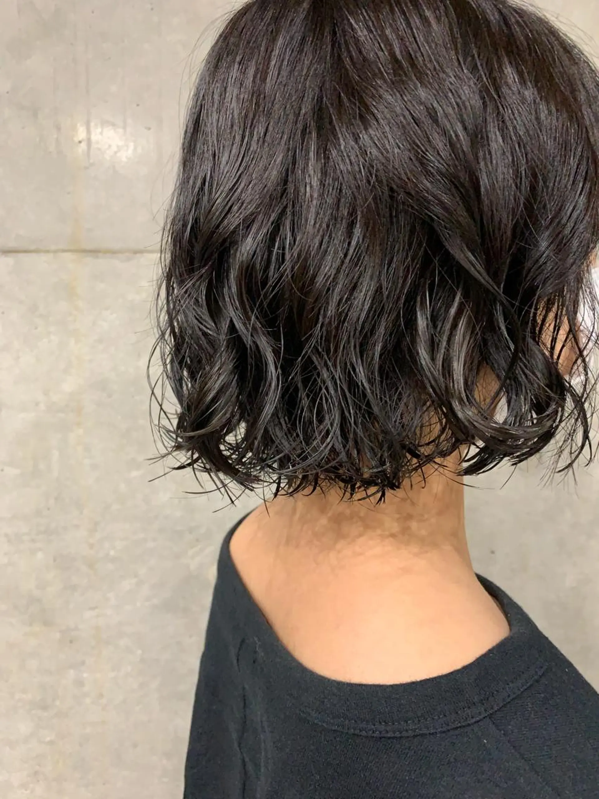 パーマ ボブパーマコテ巻き風 パーマNo1深江秀平のヘアスタイル